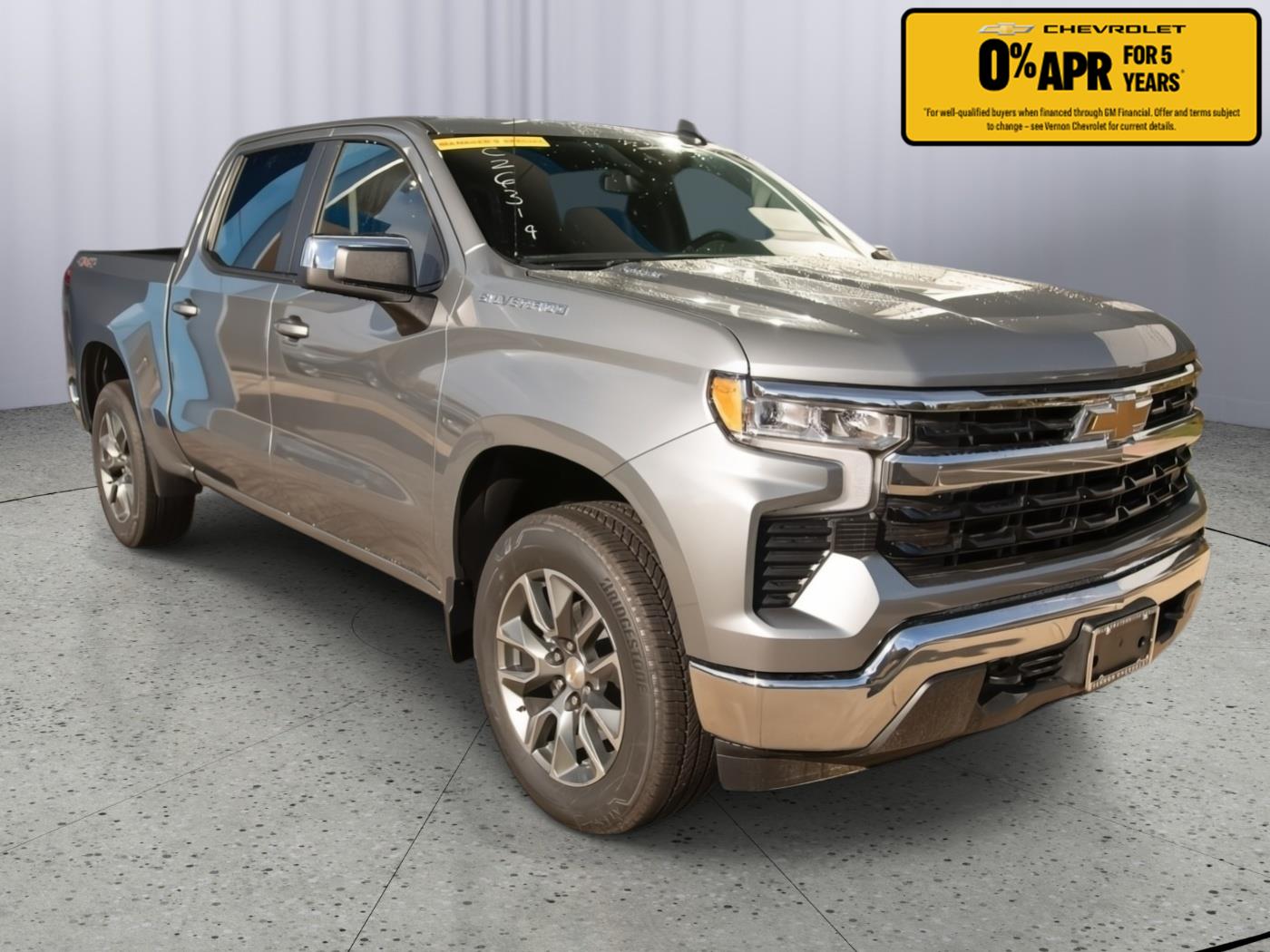 Sterling Gray Metallic 2026 Chevrolet Silverado 1500 Pickup Truck Four-Wheel Drive 8-Speed Automatic