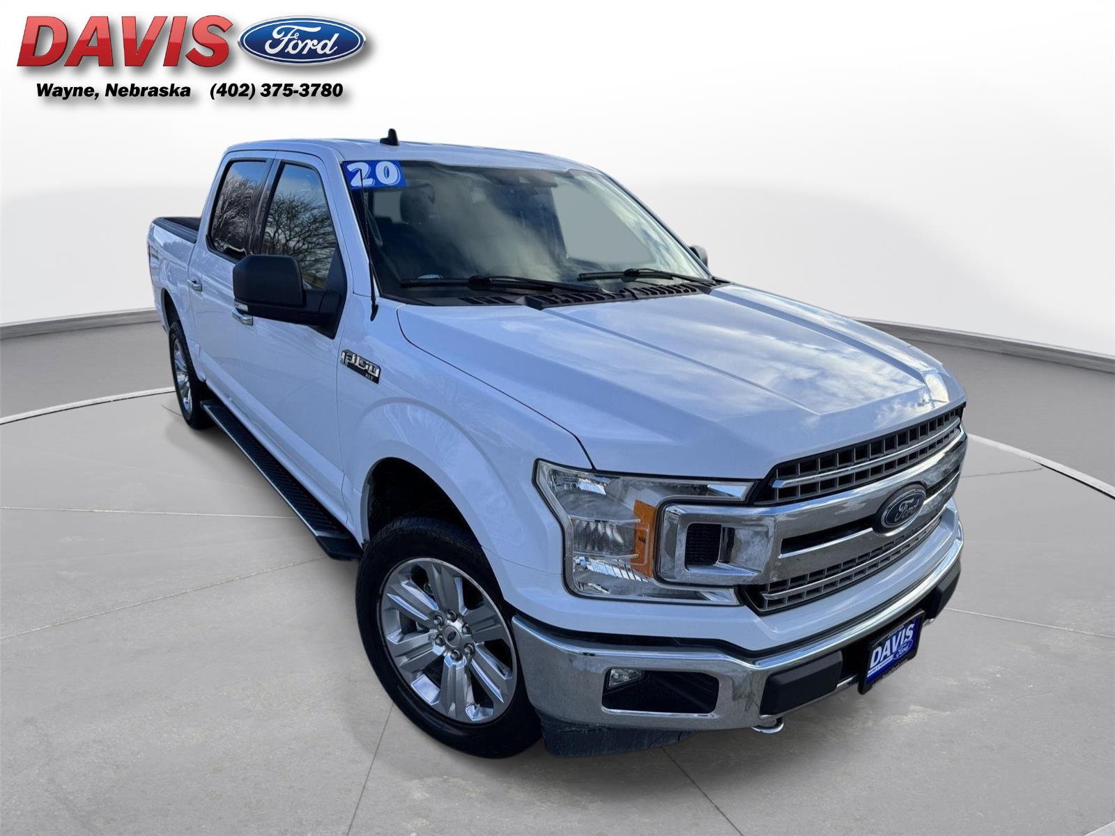 Oxford White 2020 Ford F-150 XLT SuperCrew 4WD Pickup Truck Four-Wheel Drive 10-Speed Automatic