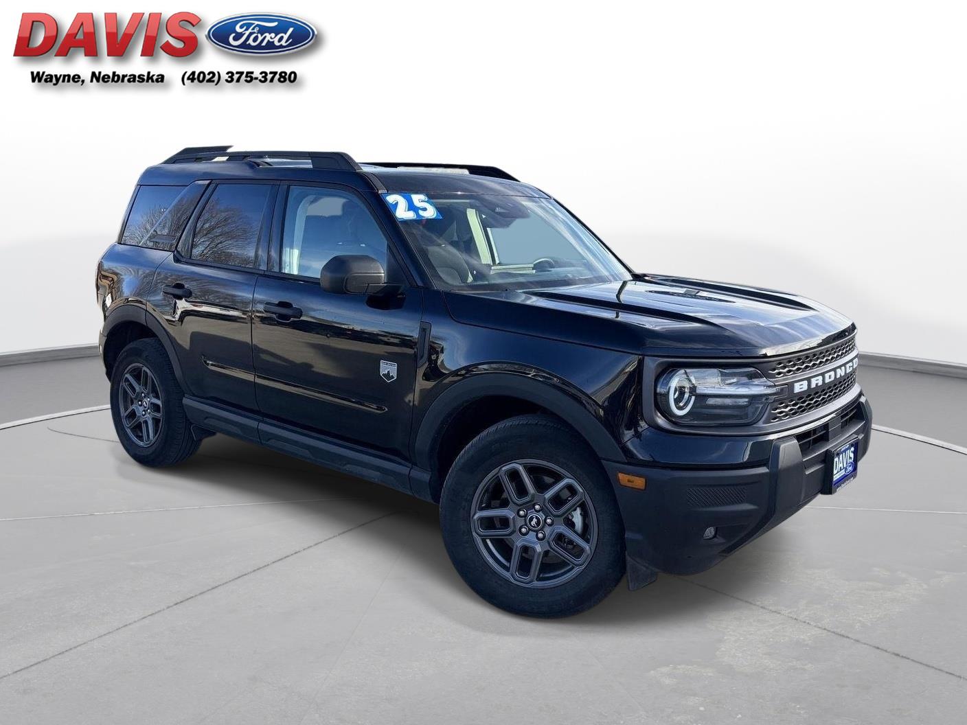 Shadow Black 2025 Ford Bronco Sport Big Bend AWD SUV / Crossover All-Wheel Drive 8-Speed Automatic