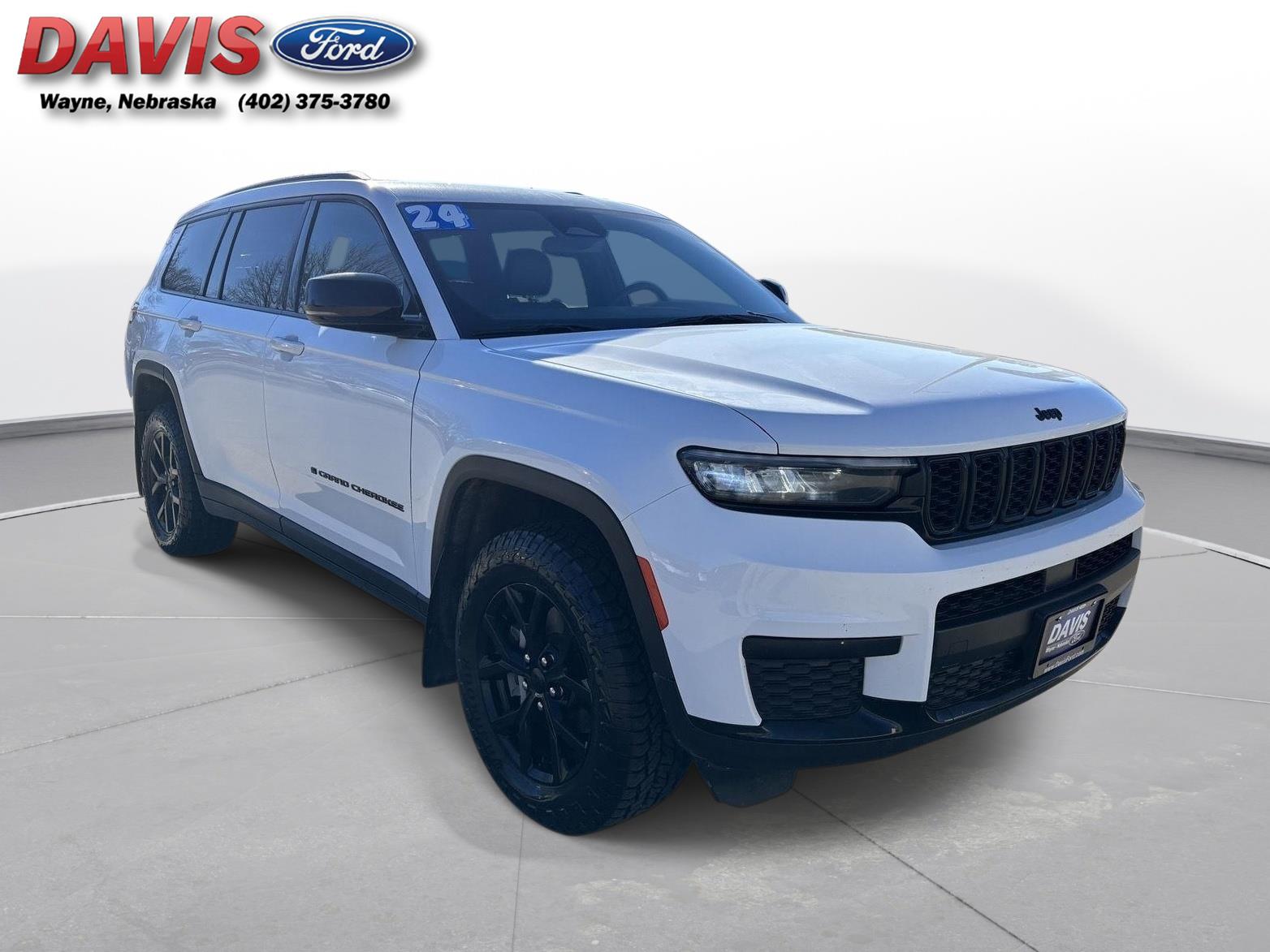 Bright White Clearcoat 2024 Jeep Grand Cherokee L Altitude 4WD SUV / Crossover Four-Wheel Drive 8-Speed Automatic