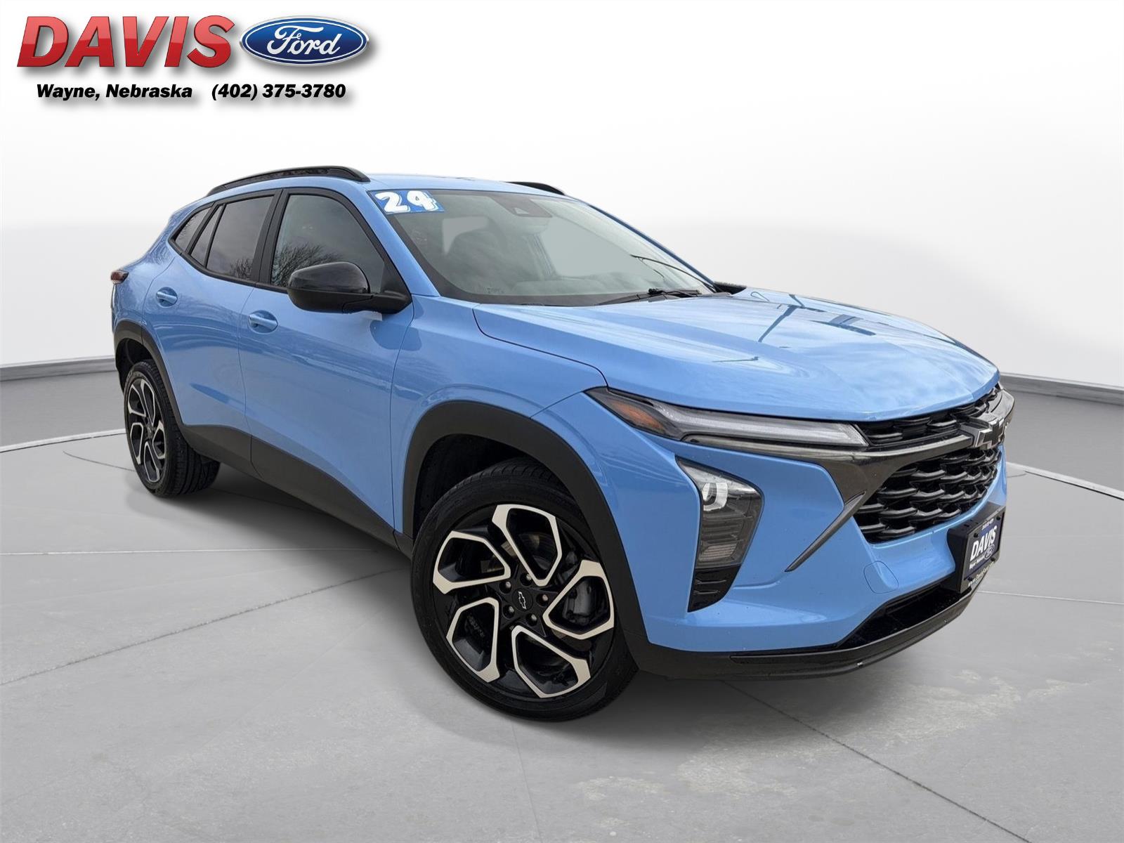 Fountain Blue 2024 Chevrolet Trax RS with 2RS FWD SUV / Crossover Front-Wheel Drive 6-Speed Automatic