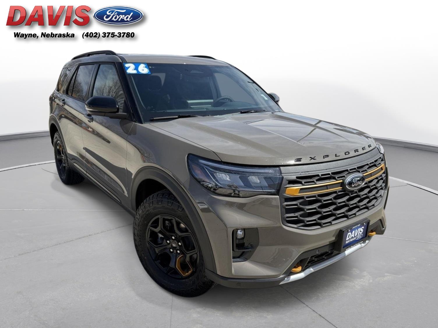 Gray 2026 Ford Explorer Tremor AWD SUV / Crossover All-Wheel Drive Automatic