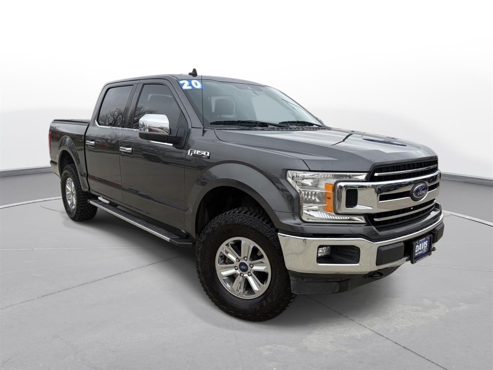 Gray (Magnetic) 2020 Ford F-150 XLT SuperCrew 4WD Pickup Truck Four-Wheel Drive Automatic