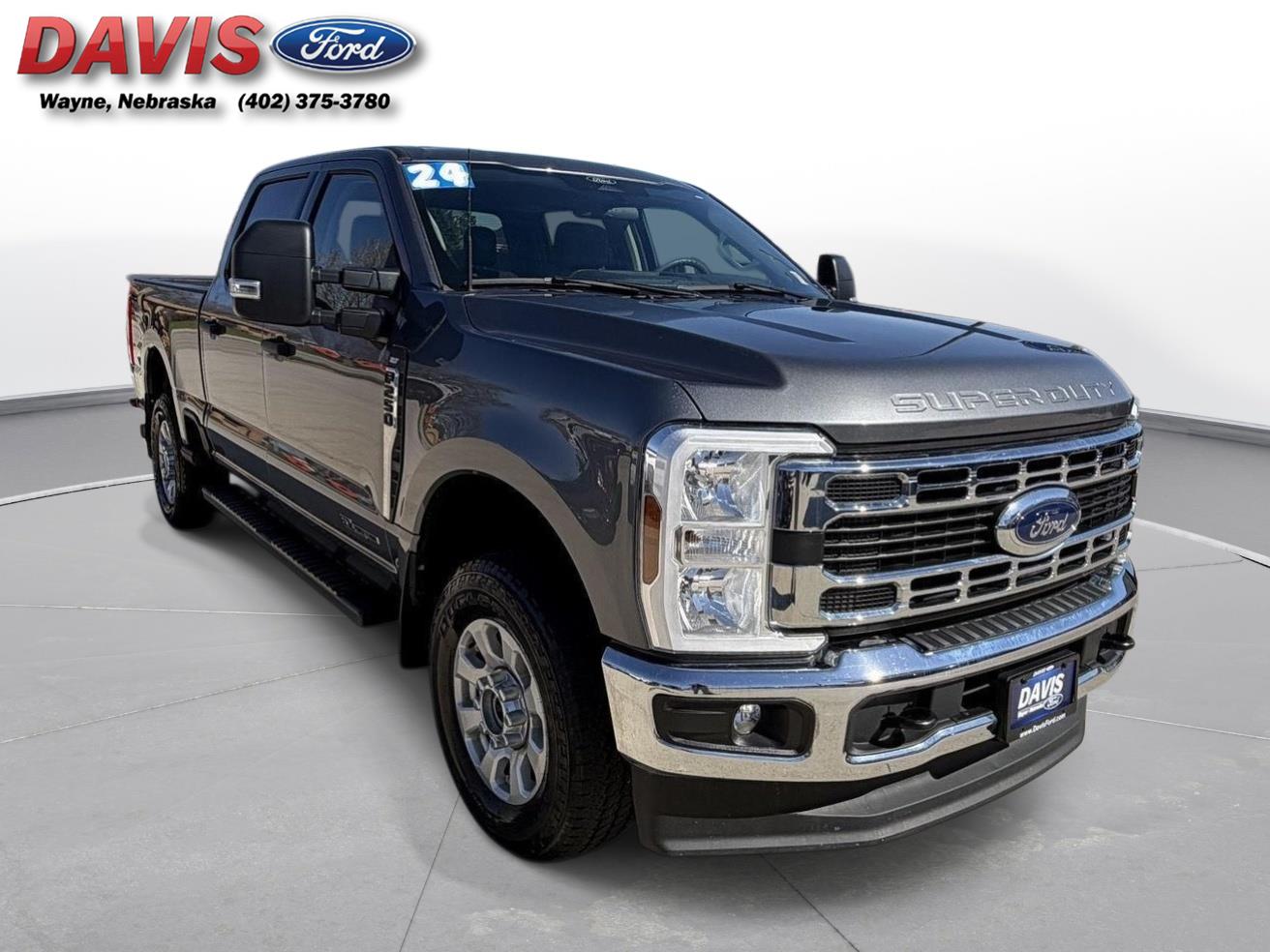 Carbonized Gray 2024 Ford F-250 Super Duty XLT SuperCab 4WD Pickup Truck Four-Wheel Drive Automatic