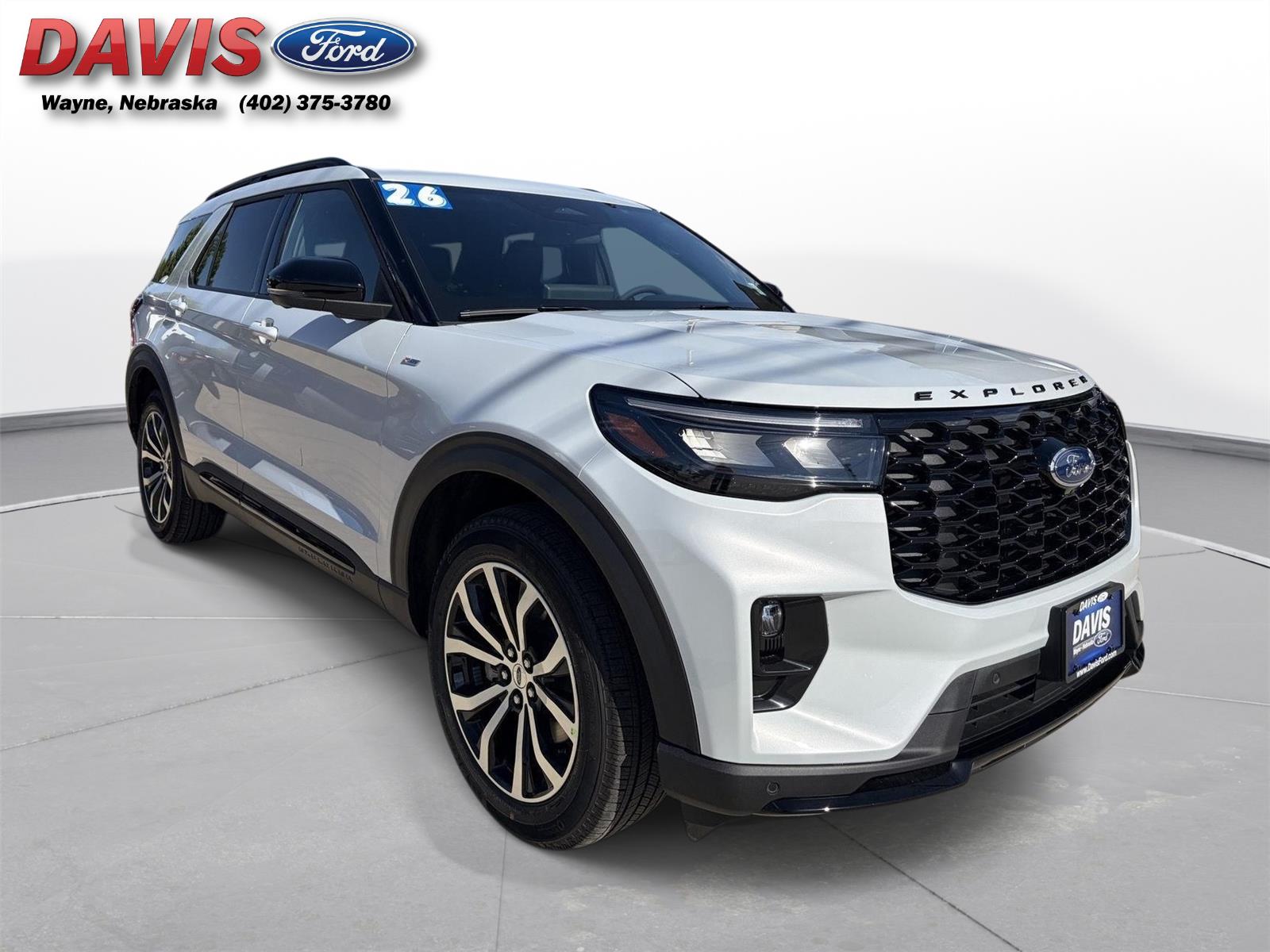 White 2026 Ford Explorer SUV / Crossover All-Wheel Drive Automatic