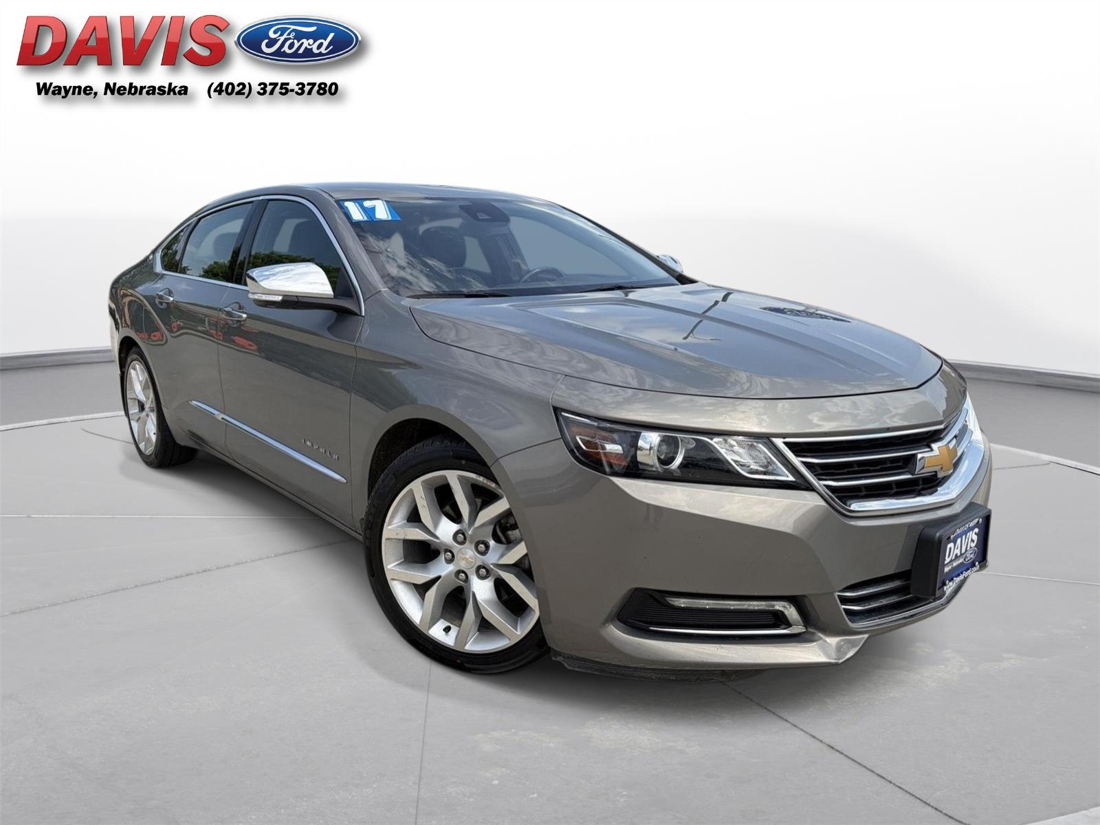 Silver Ice Metallic 2017 Chevrolet Impala Sedan Front-Wheel Drive Automatic