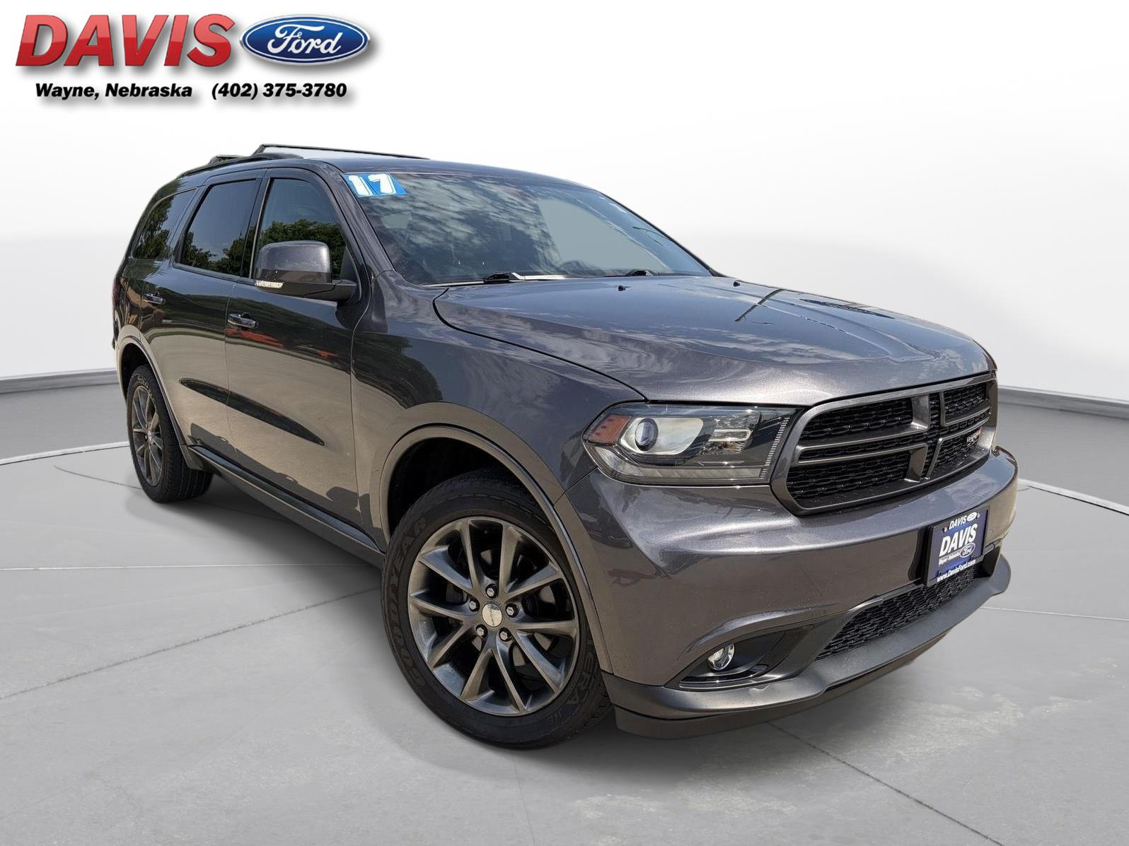 Granite Metallic Clearcoat 2017 Dodge Durango SUV / Crossover All-Wheel Drive 8-Speed Automatic