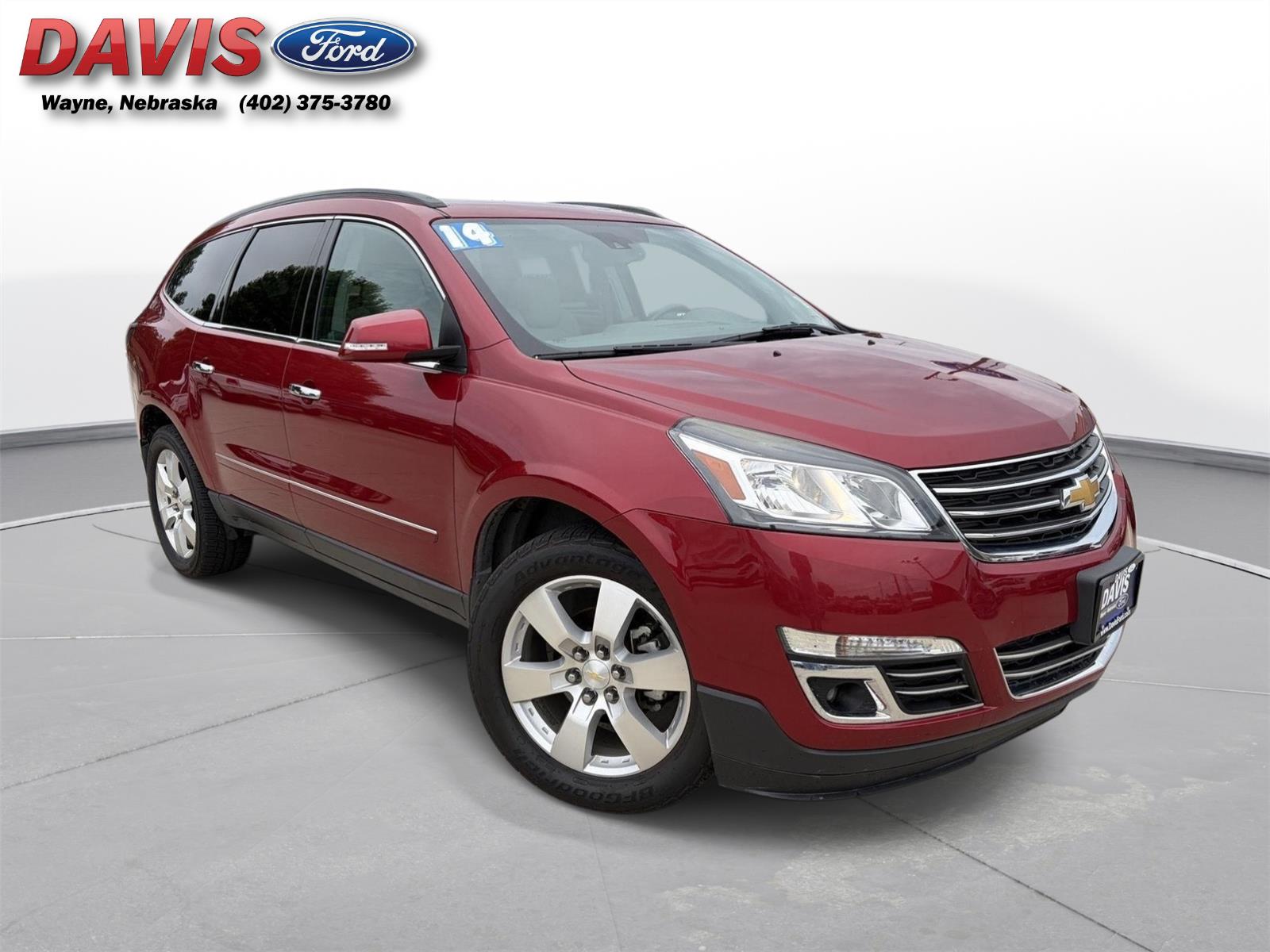 Crystal Red Tintcoat 2014 Chevrolet Traverse SUV / Crossover All-Wheel Drive 6-Speed Automatic