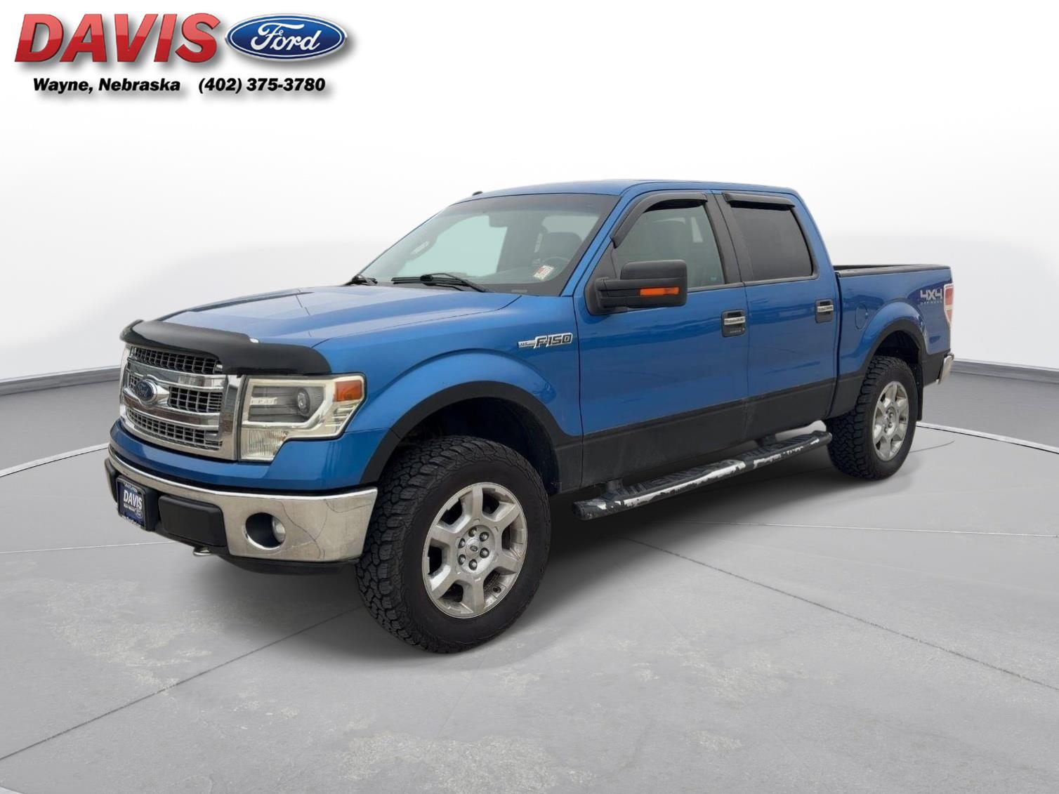 Blue Flame Metallic 2014 Ford F-150 Pickup Truck Four-Wheel Drive 6-Speed Automatic