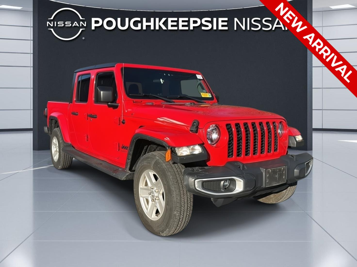 Firecracker Red Clearcoat 2021 Jeep Gladiator Sport S Crew Cab 4WD Pickup Truck Four-Wheel Drive 8-Speed Automatic
