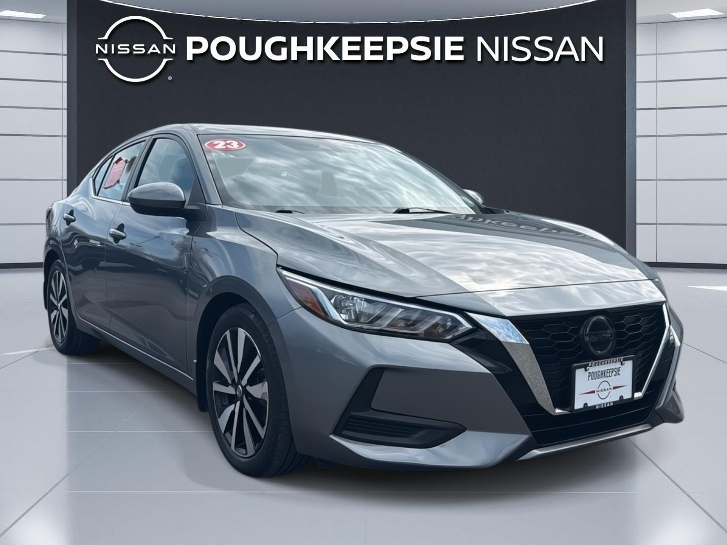 Gray (Gun Metallic) 2023 Nissan Sentra SV FWD Sedan Front-Wheel Drive Continuously Variable Transmission