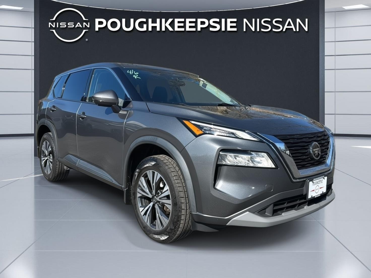Gray (Gun Metallic) 2021 Nissan Rogue SV AWD SUV / Crossover All-Wheel Drive Continuously Variable Transmission