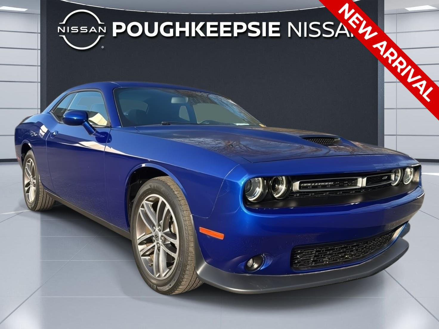 Indigo Blue 2019 Dodge Challenger GT AWD Coupe All-Wheel Drive 8-Speed Automatic