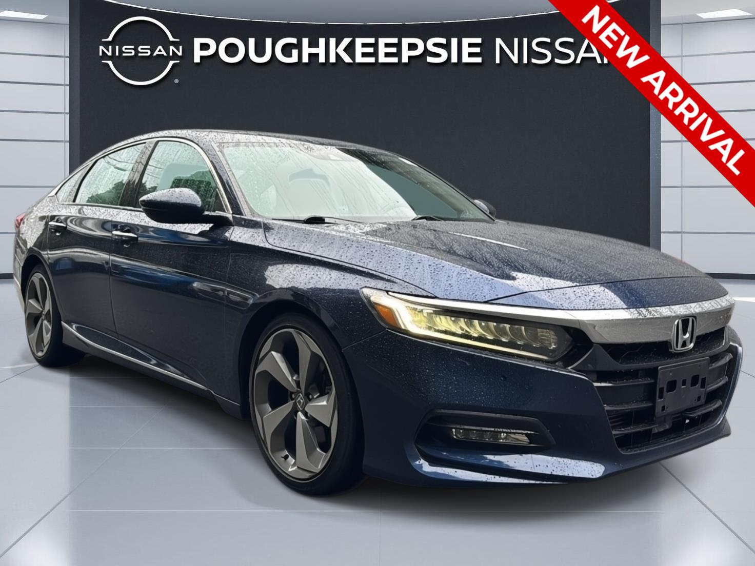 Black (Obsidian Blue Pearl) 2018 Honda Accord Sedan Front-Wheel Drive Continuously Variable Transmission