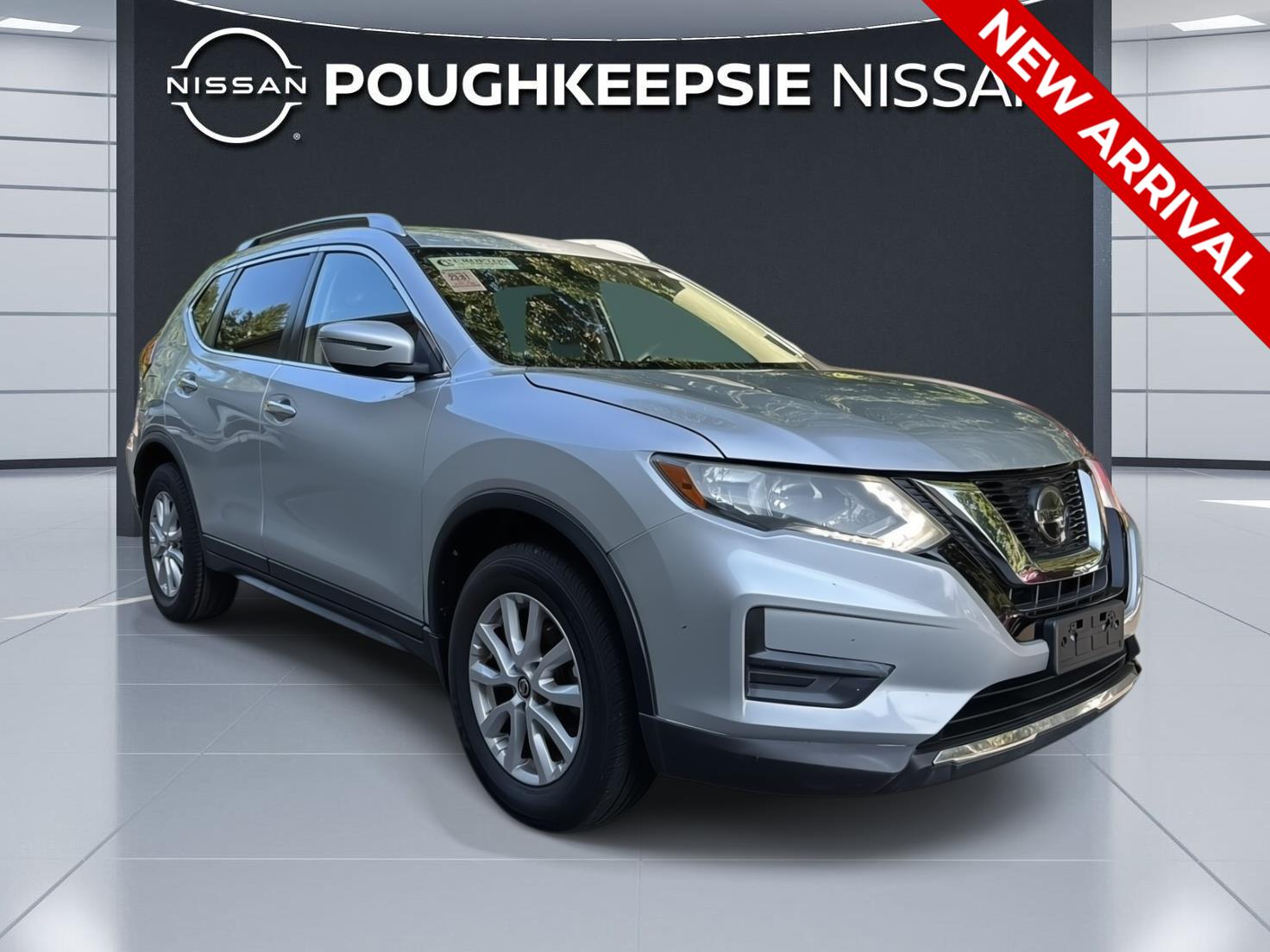 Brilliant Silver Metallic 2019 Nissan Rogue SUV / Crossover All-Wheel Drive Continuously Variable Transmission