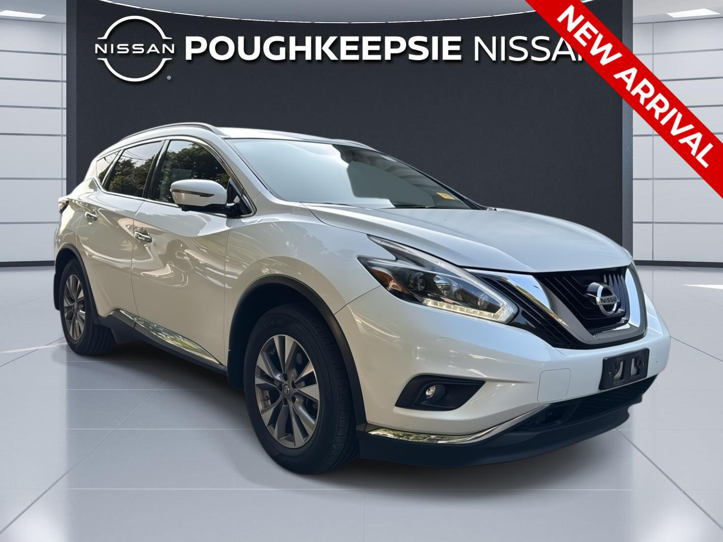 Pearl White 2018 Nissan Murano SUV / Crossover All-Wheel Drive Continuously Variable Transmission