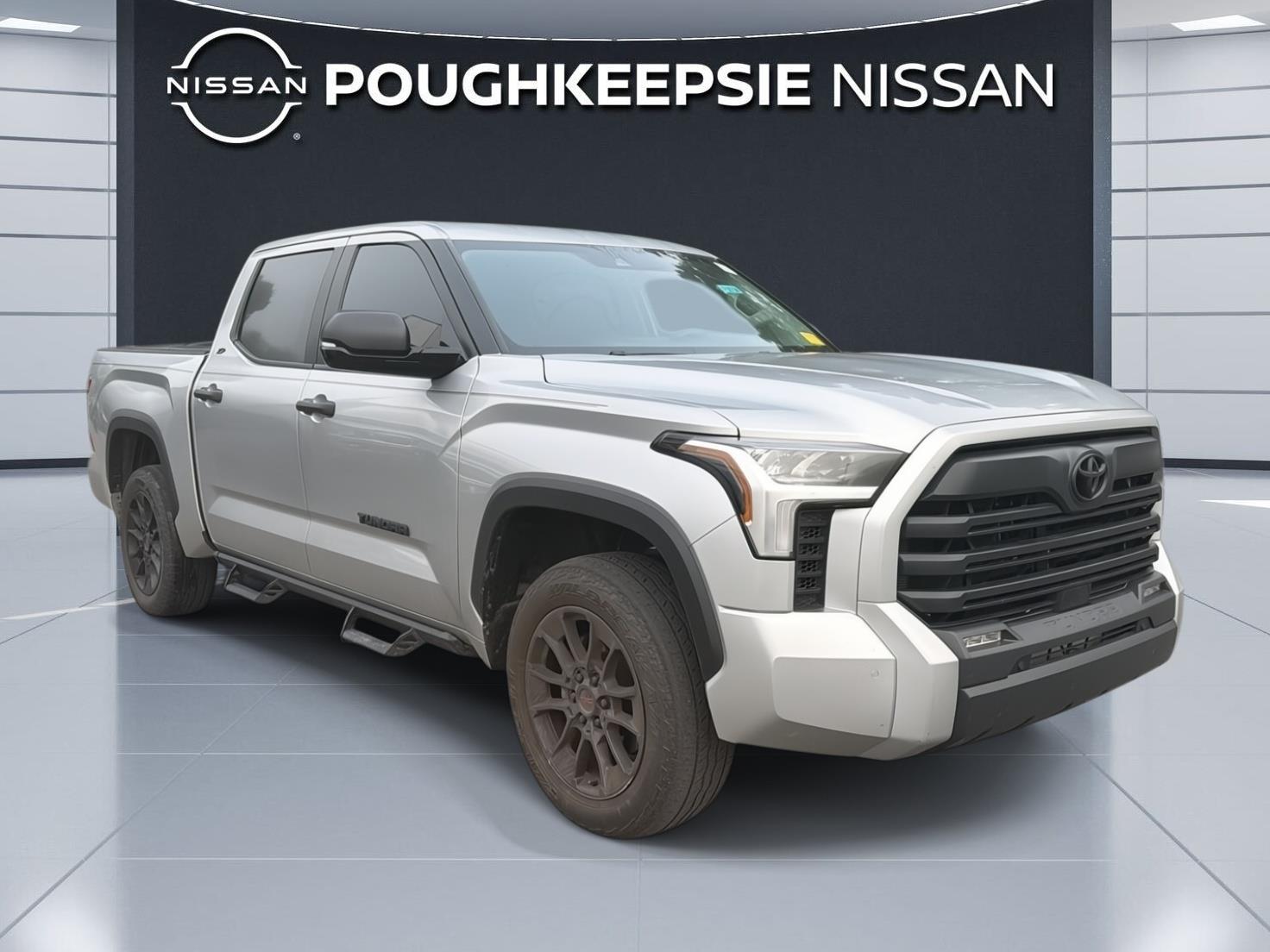 Celestial Silver Metallic 2024 Toyota Tundra Pickup Truck Four-Wheel Drive Automatic