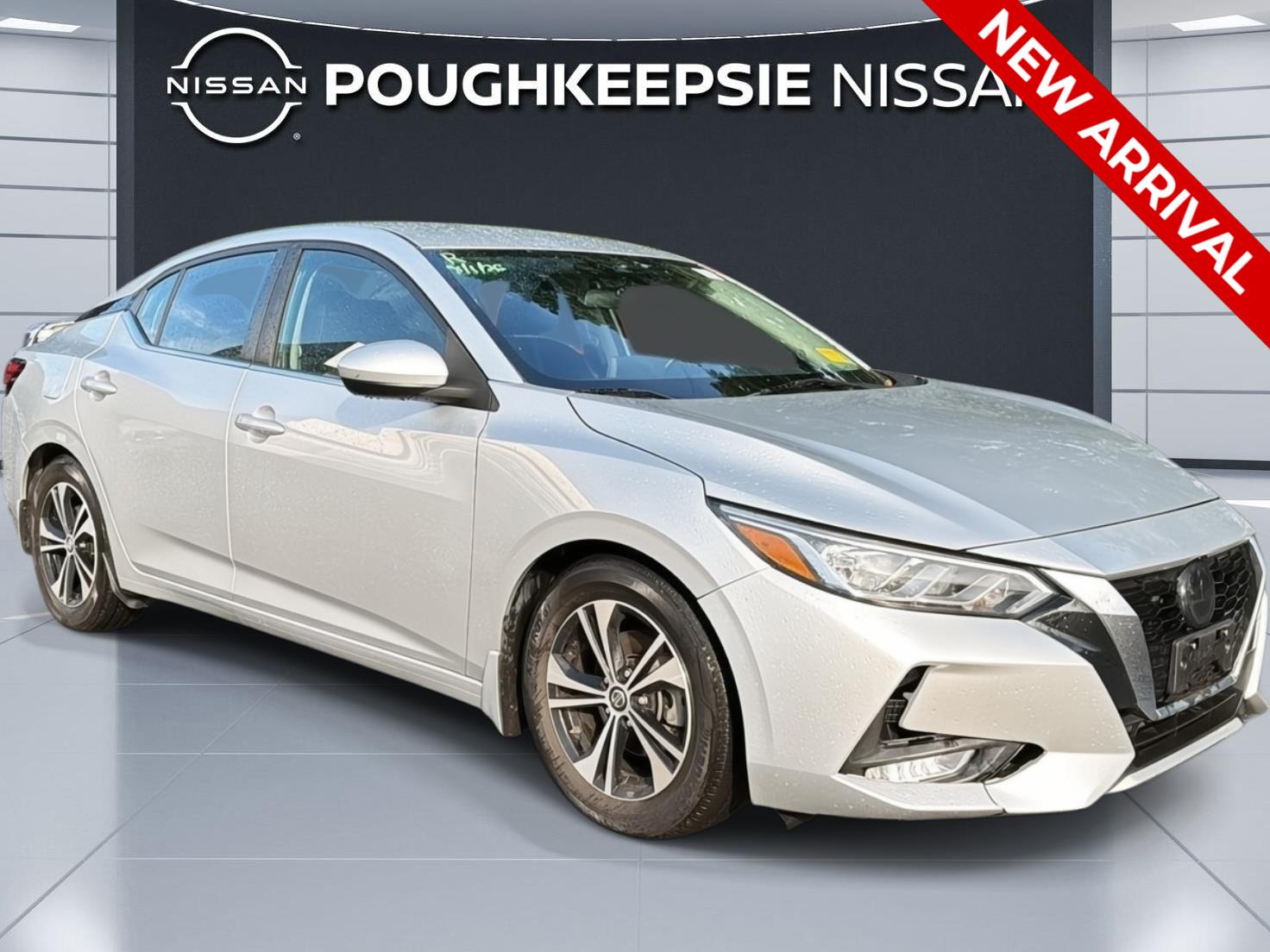 Brilliant Silver Metallic 2021 Nissan Sentra Sedan Front-Wheel Drive Continuously Variable Transmission