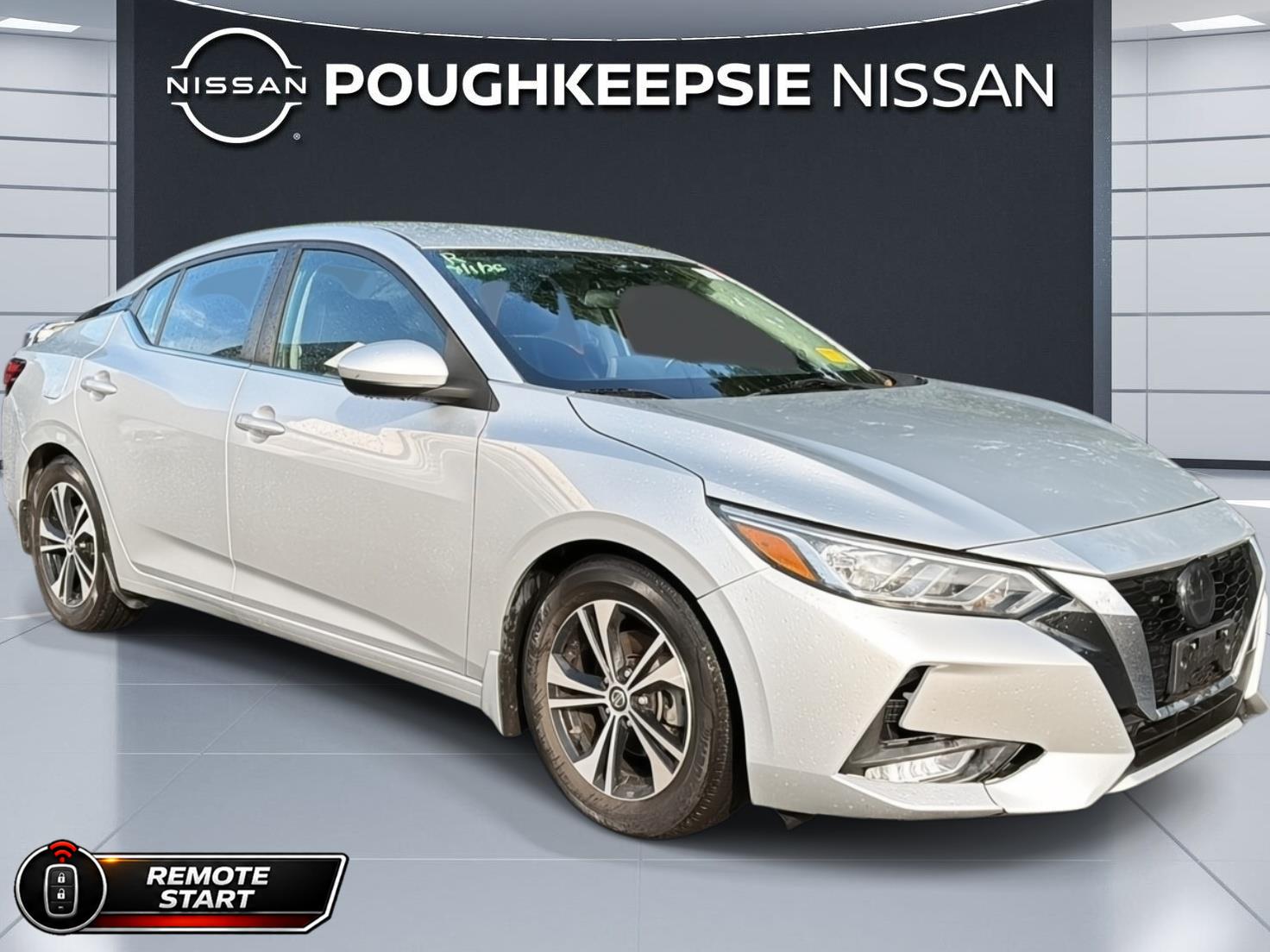 Brilliant Silver Metallic 2021 Nissan Sentra Sedan Front-Wheel Drive Continuously Variable Transmission