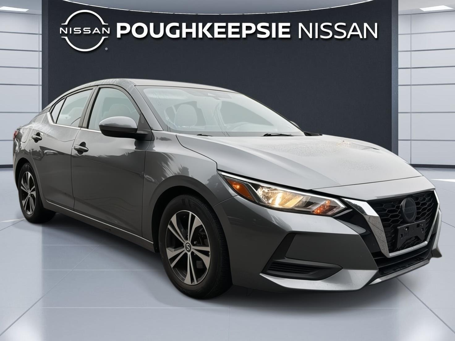 Gray (Gun Metallic) 2023 Nissan Sentra Sedan Front-Wheel Drive Continuously Variable Transmission