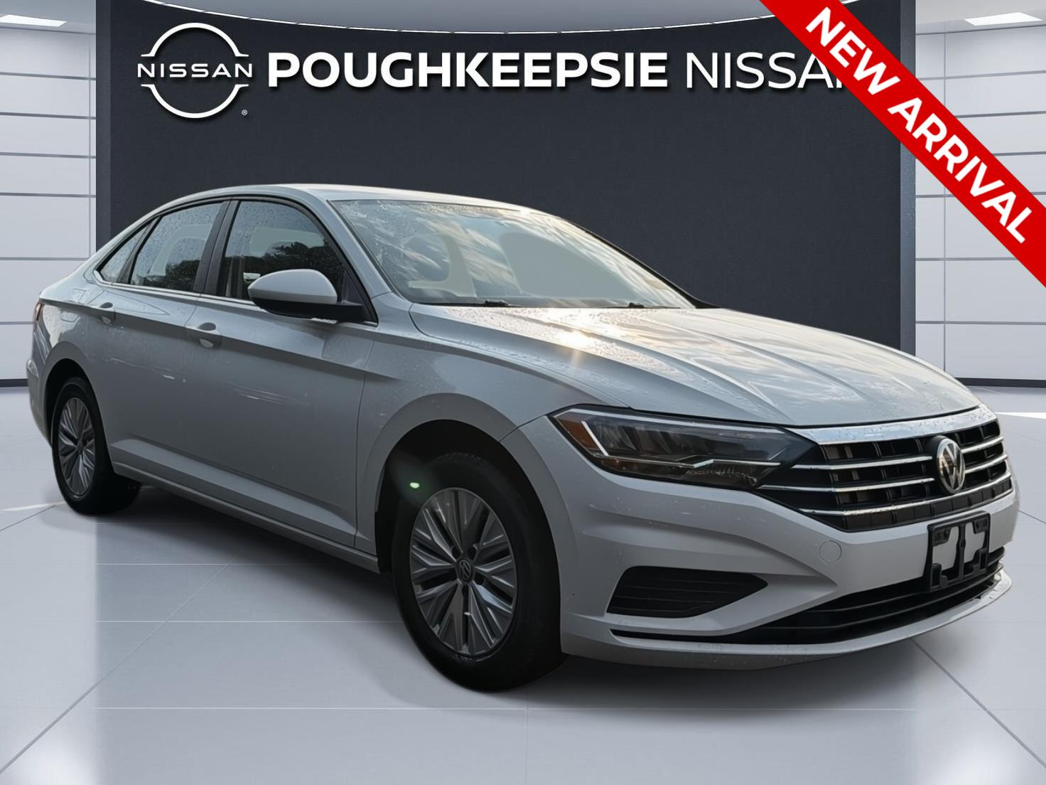 Pure White 2019 Volkswagen Jetta Sedan Front-Wheel Drive Automatic