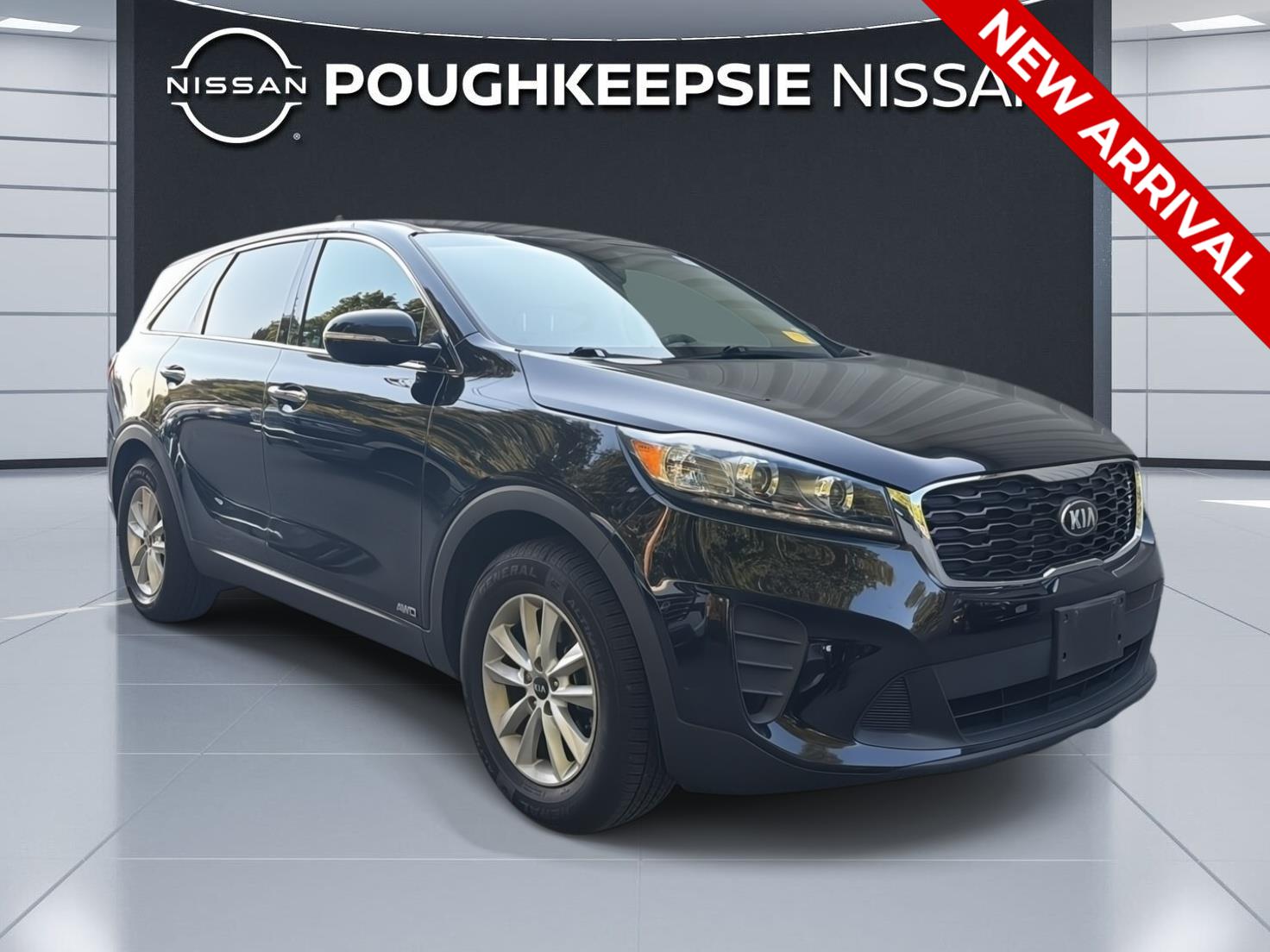 Ebony Black 2019 Kia Sorento SUV / Crossover All-Wheel Drive 6-Speed Automatic