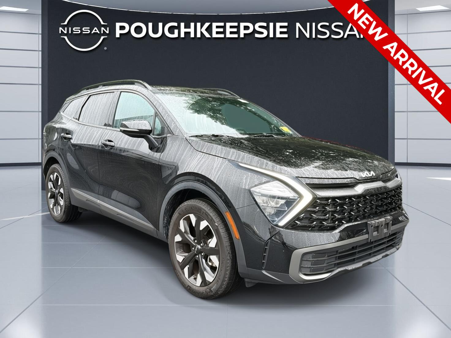 Ebony Black 2023 Kia Sportage SUV / Crossover All-Wheel Drive 8-Speed Automatic