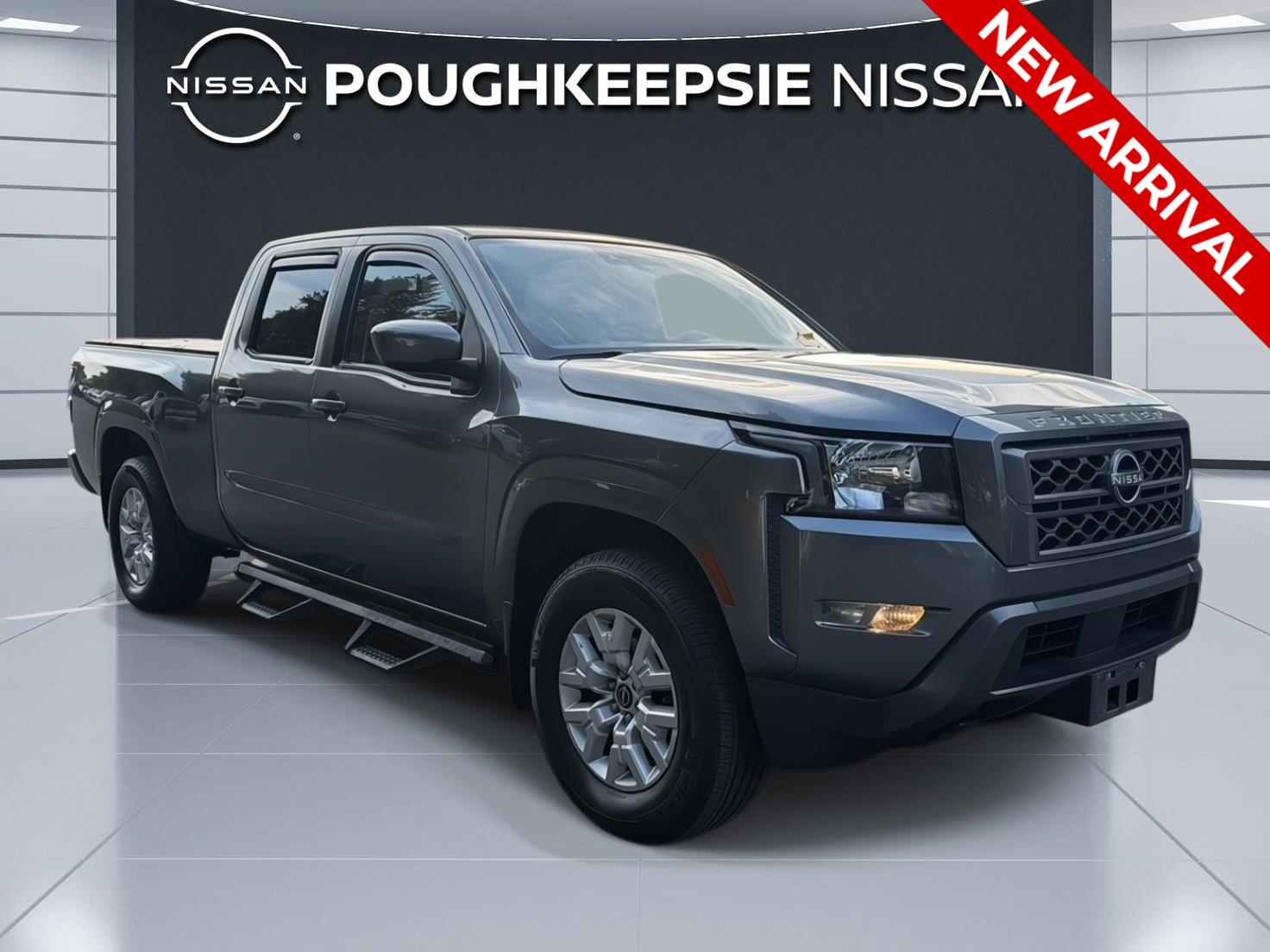 Gray (Gun Metallic) 2022 Nissan Frontier Pickup Truck Four-Wheel Drive Automatic
