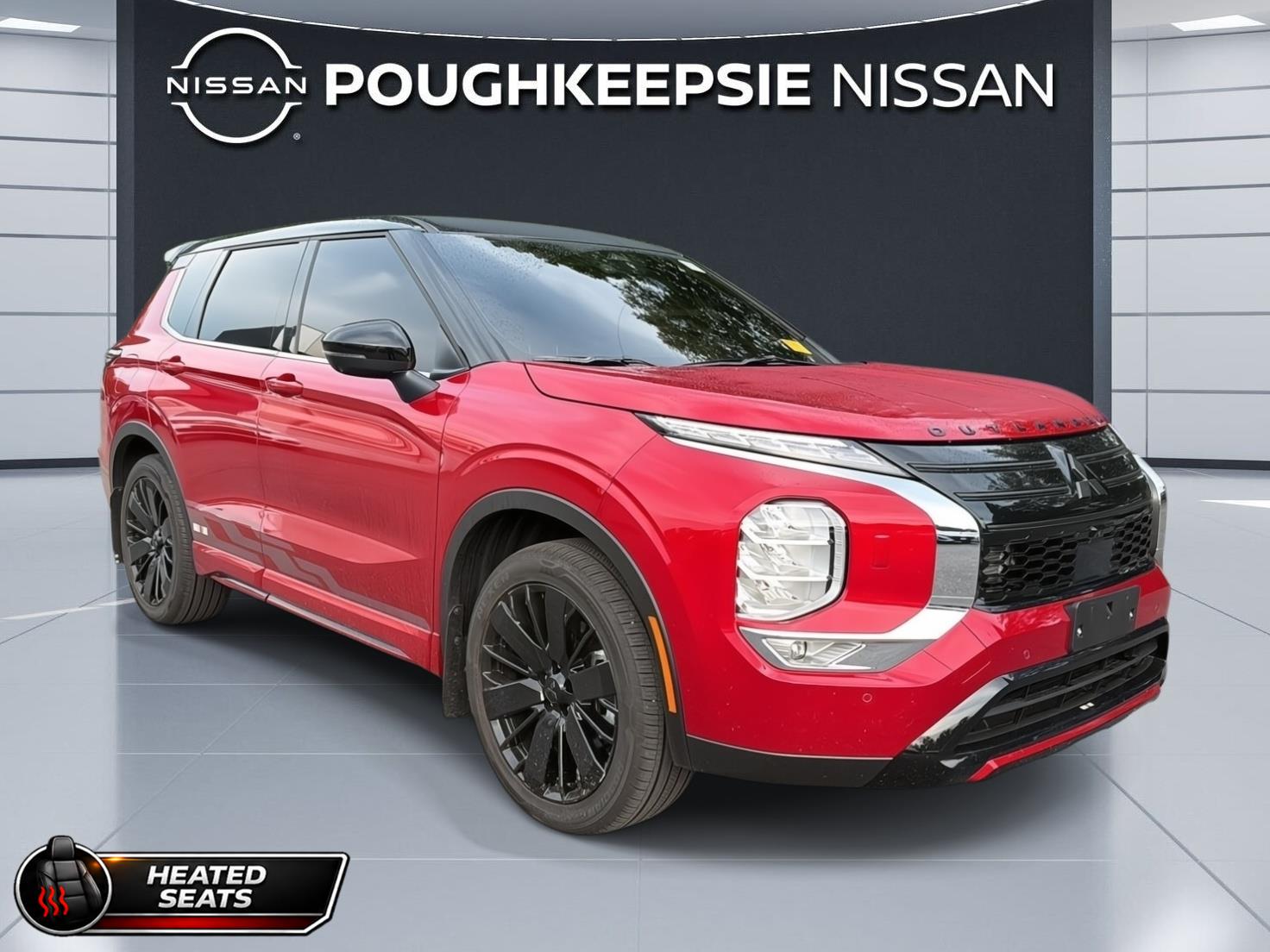 Red Diamond/Black Roof 2026 Mitsubishi Outlander SUV / Crossover All-Wheel Drive Continuously Variable Transmission