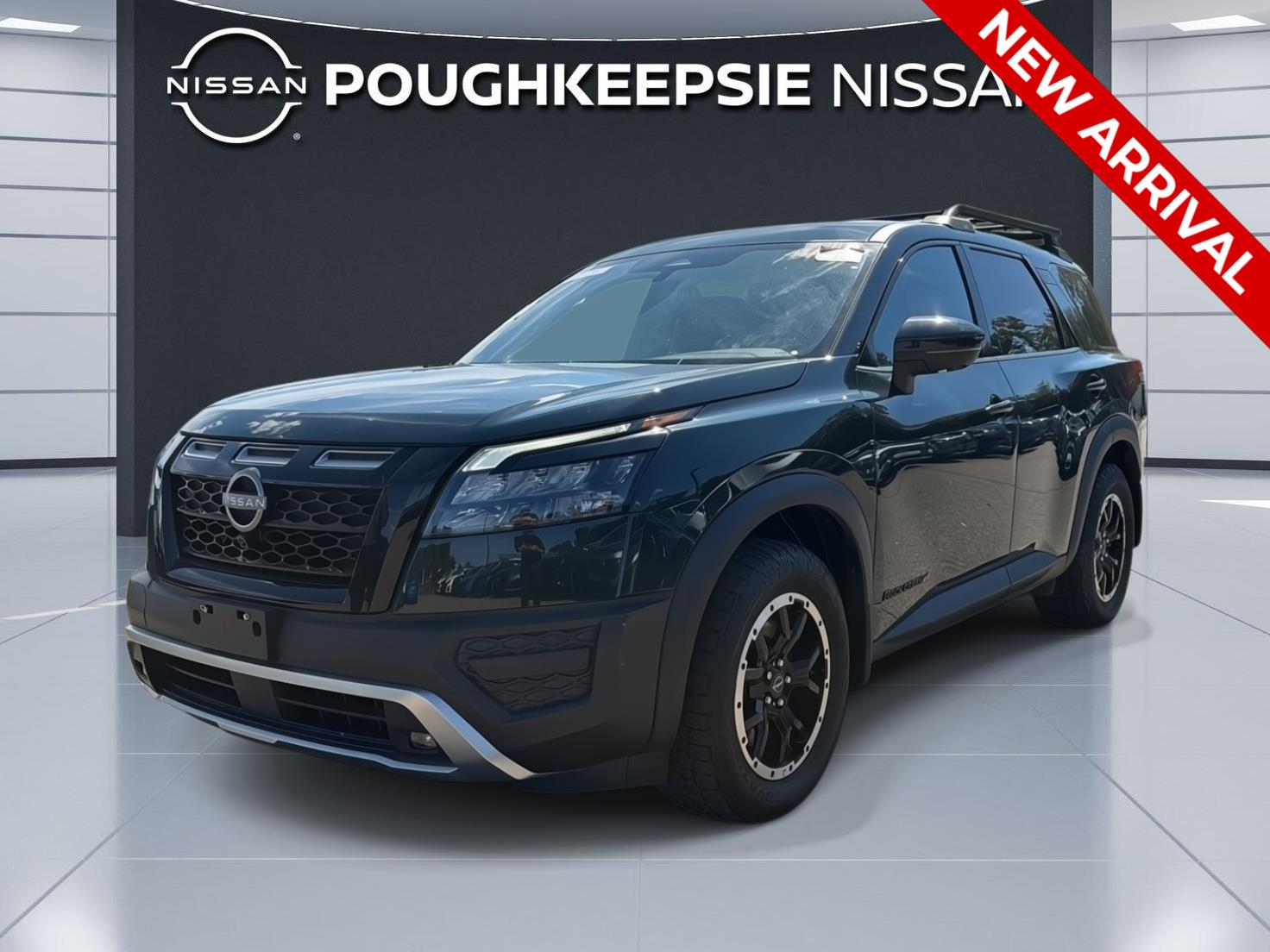 Black (Obsidian Green Pearl) 2024 Nissan Pathfinder SUV / Crossover All-Wheel Drive Automatic
