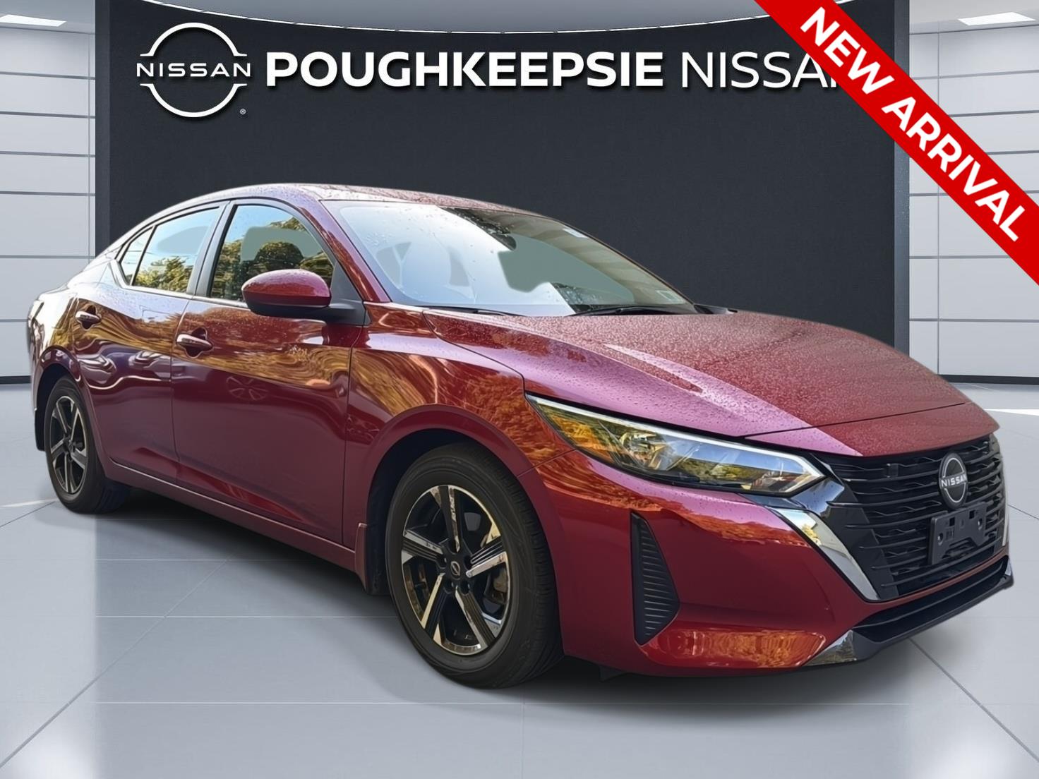 Red (Scarlet Ember Tintcoat) 2024 Nissan Sentra Sedan Front-Wheel Drive Continuously Variable Transmission