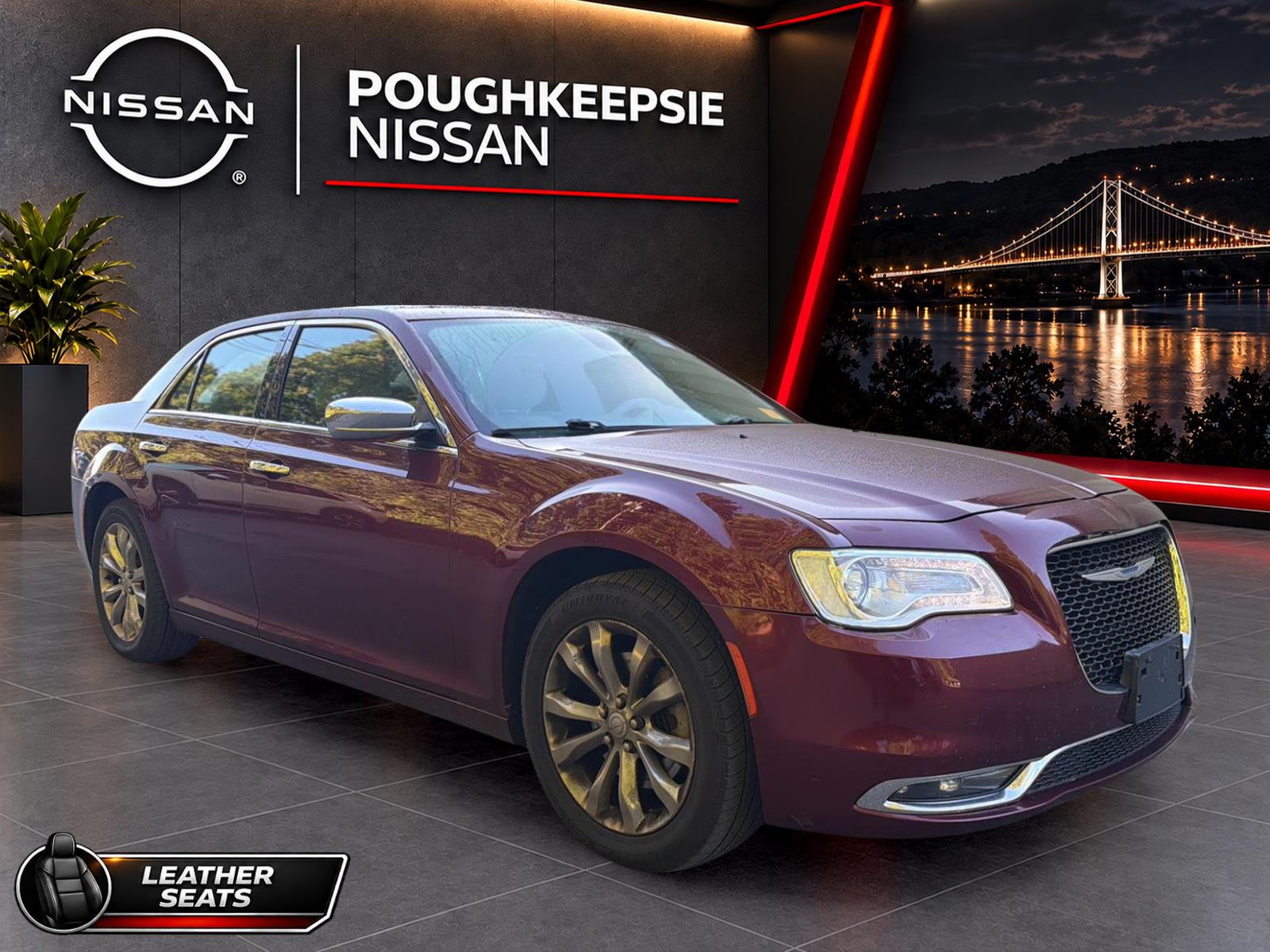 Velvet Red Pearlcoat 2016 Chrysler 300 Sedan All-Wheel Drive 8-Speed Automatic