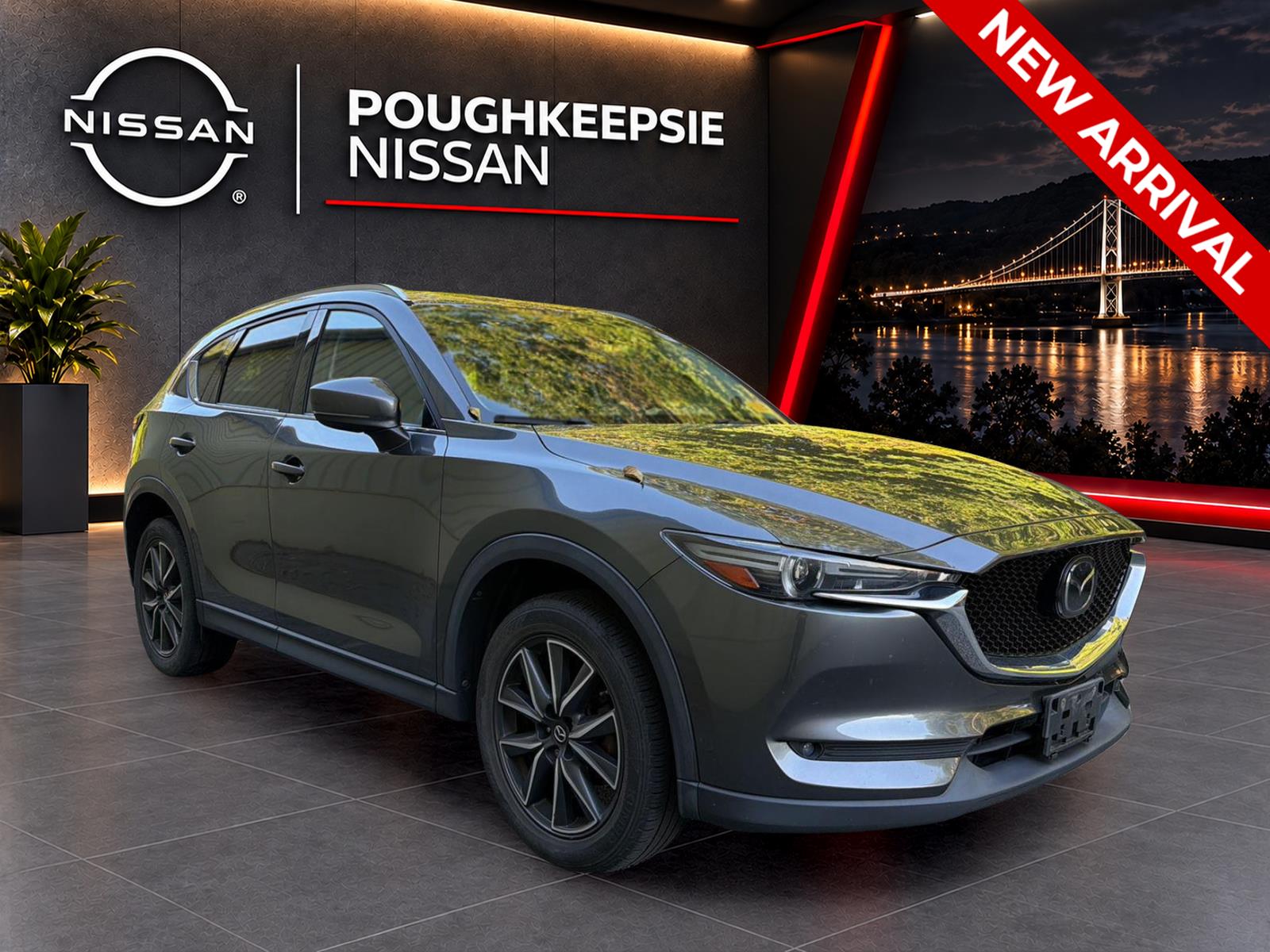 Machine Gray Metallic 2017 Mazda CX-5 SUV / Crossover All-Wheel Drive Automatic