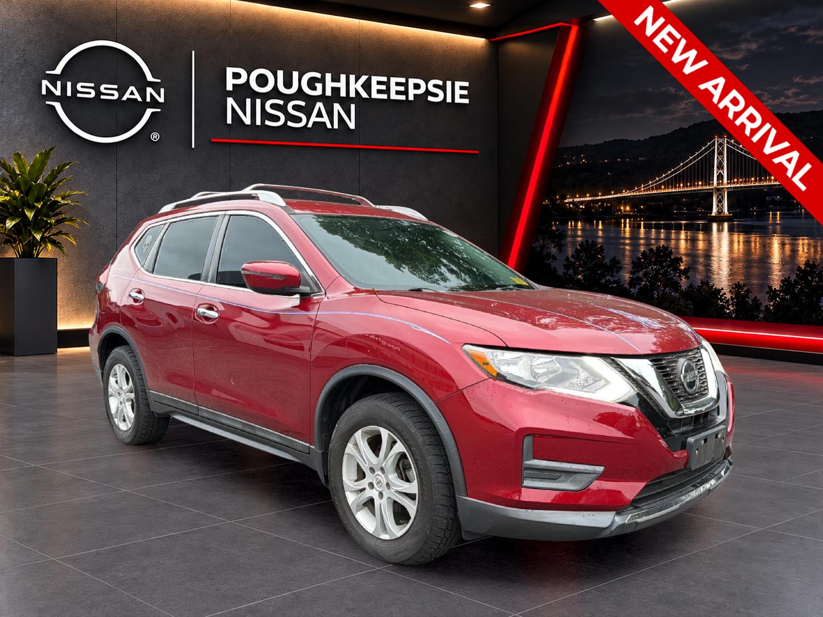 Red (Scarlet Ember) 2018 Nissan Rogue SUV / Crossover All-Wheel Drive Continuously Variable Transmission