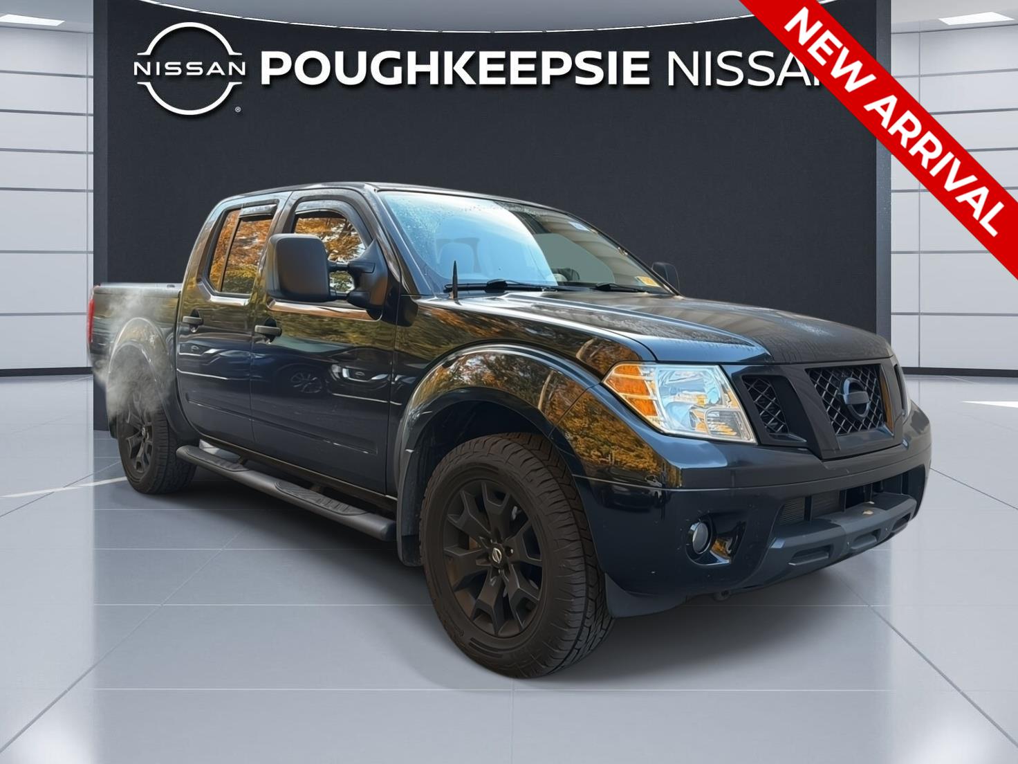 Gray (Magnetic Black Pearl) 2021 Nissan Frontier Pickup Truck Four-Wheel Drive Automatic