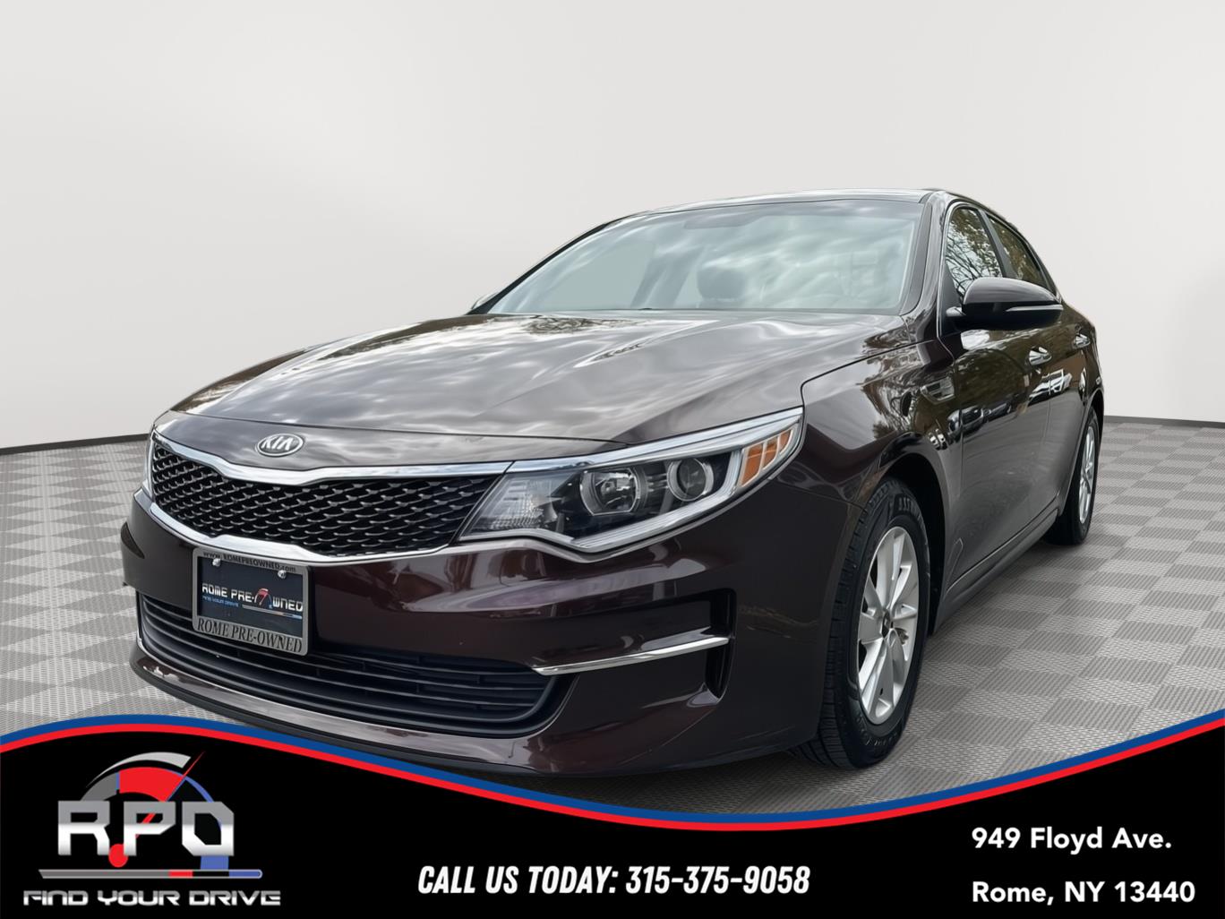 Red (Sangria) 2016 Kia Optima LX Sedan Front-Wheel Drive Automatic