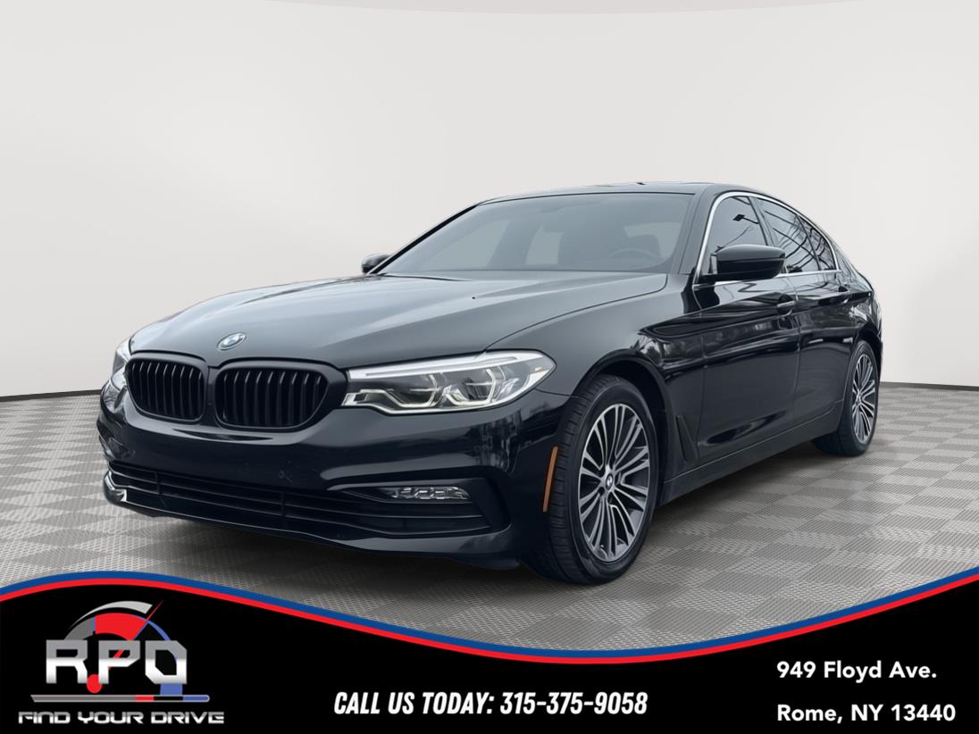Jet Black 2017 BMW 5 Series 540i xDrive Sedan AWD Sedan All-Wheel Drive Automatic