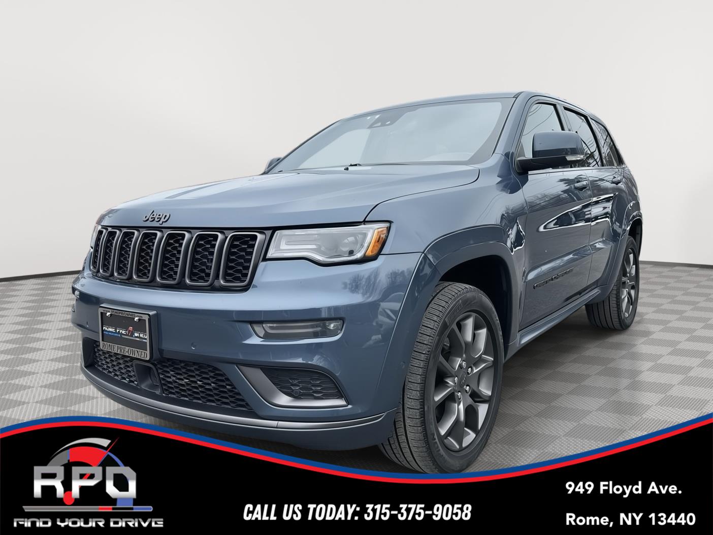 Slate Blue Pearlcoat 2020 Jeep Grand Cherokee High Altitude 4WD SUV / Crossover Four-Wheel Drive 8-Speed Automatic