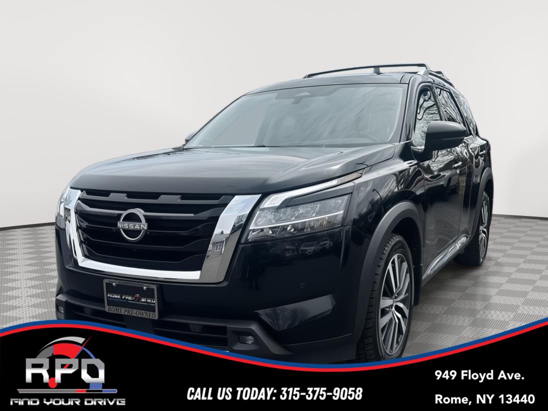 Super Black 2022 Nissan Pathfinder SUV / Crossover All-Wheel Drive Automatic