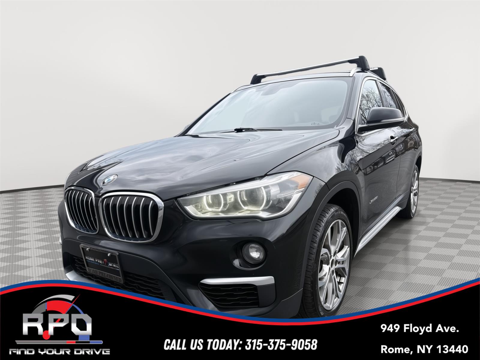 Jet Black 2017 BMW X1 xDrive28i AWD SUV / Crossover All-Wheel Drive 8-Speed Automatic