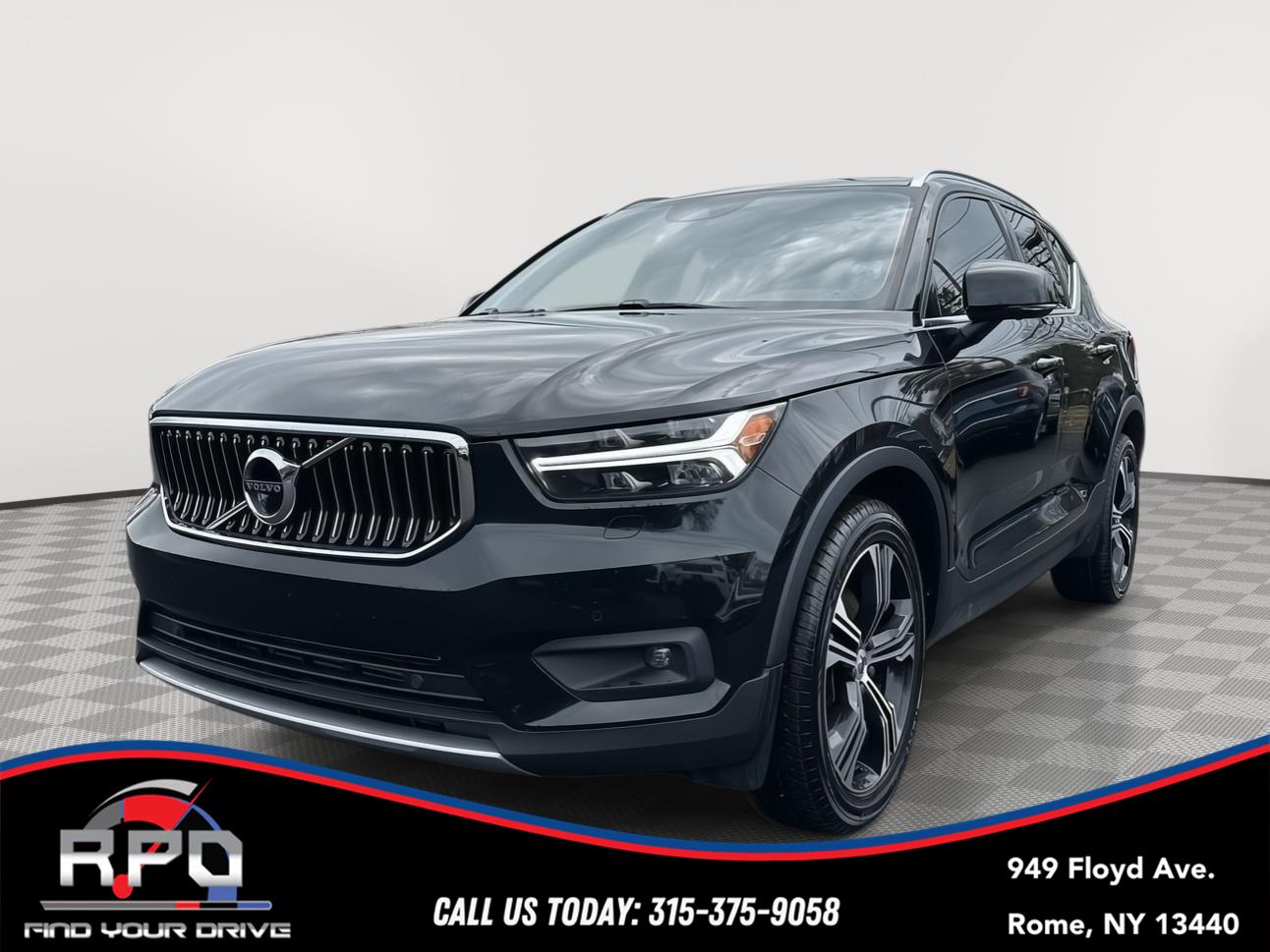 Onyx Black Metallic 2021 Volvo XC40 SUV / Crossover All-Wheel Drive Automatic