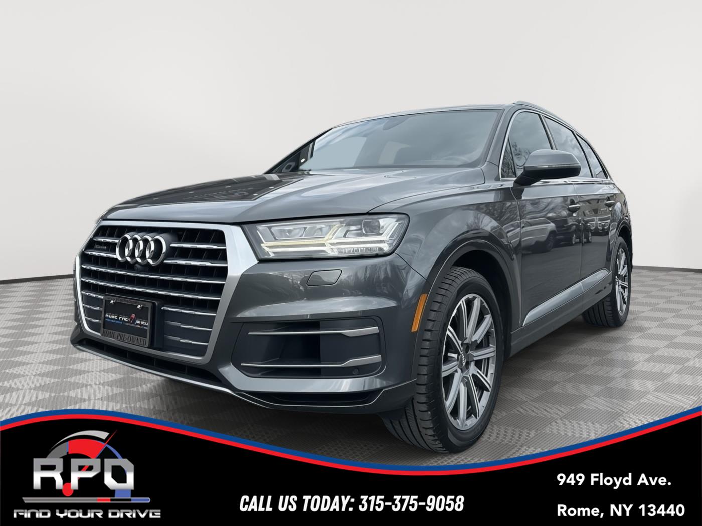 Samurai Gray Metallic 2018 Audi Q7 3.0 TFSI quattro Prestige SUV / Crossover All-Wheel Drive Automatic