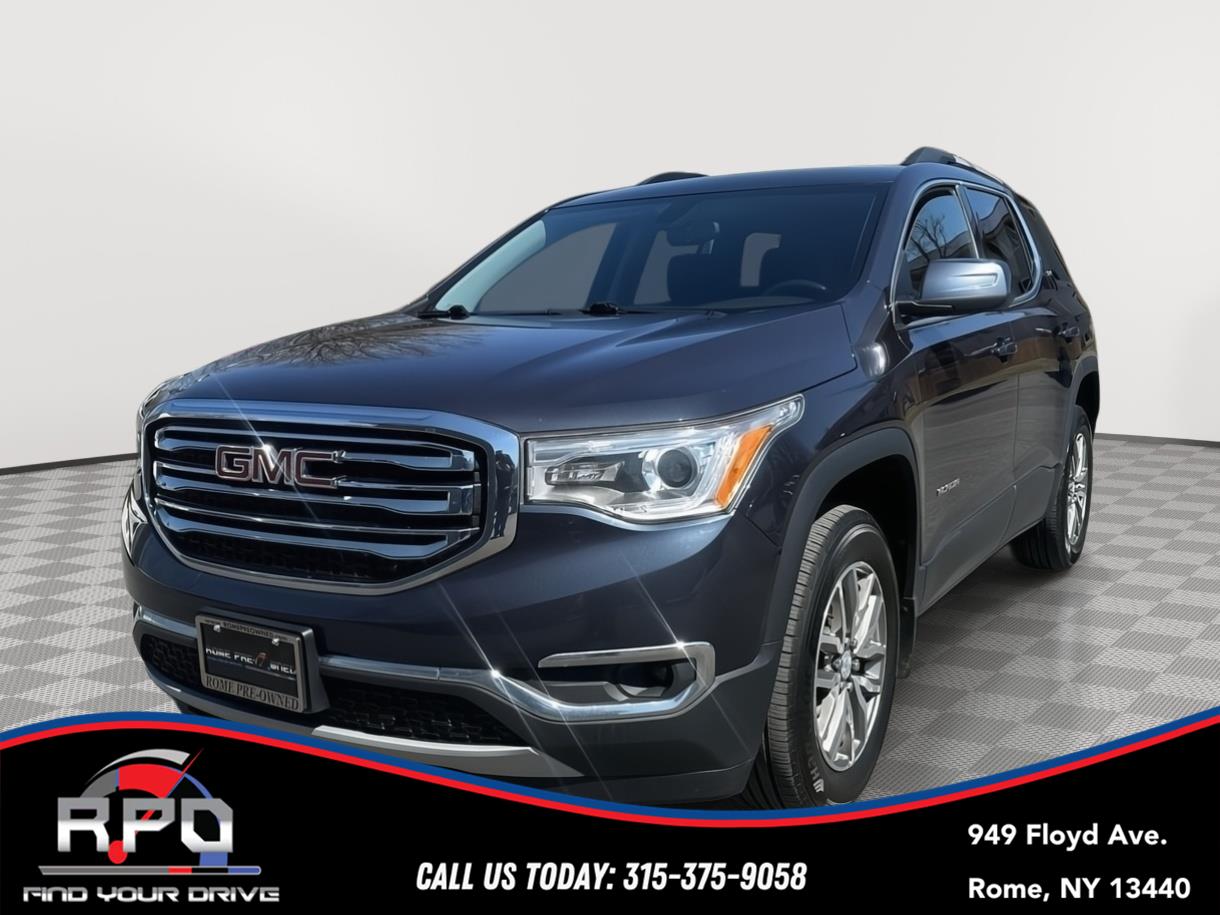 Blue Steel Metallic 2018 GMC Acadia SLE-2 AWD SUV / Crossover Four-Wheel Drive 6-Speed Automatic