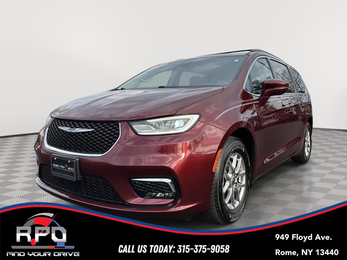 Velvet Red Pearlcoat 2021 Chrysler Pacifica Touring FWD Minivan Front-Wheel Drive 9-Speed Automatic
