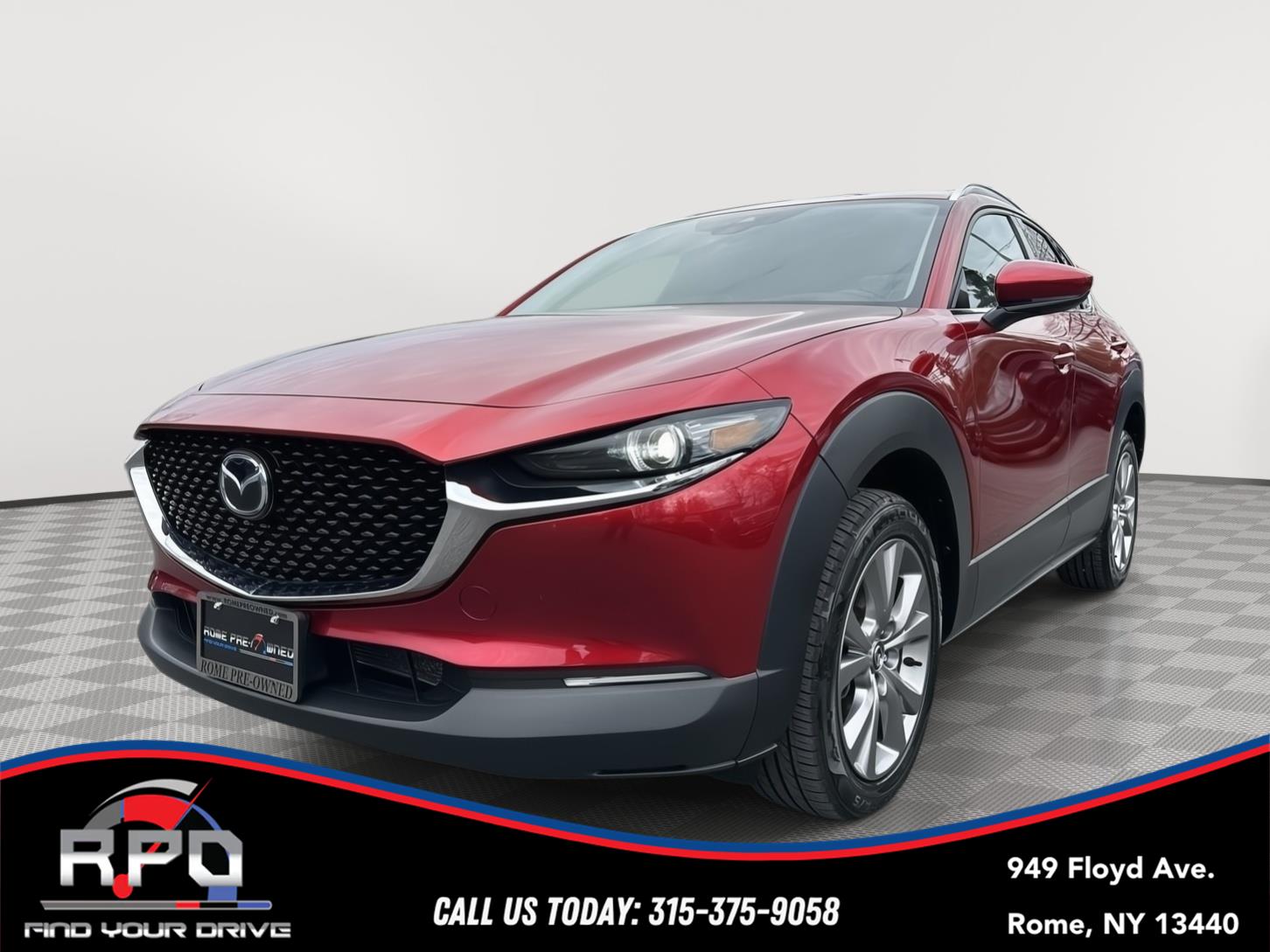 Soul Red Crystal Metallic 2022 Mazda CX-30 2.5 S Premium AWD SUV / Crossover All-Wheel Drive Automatic