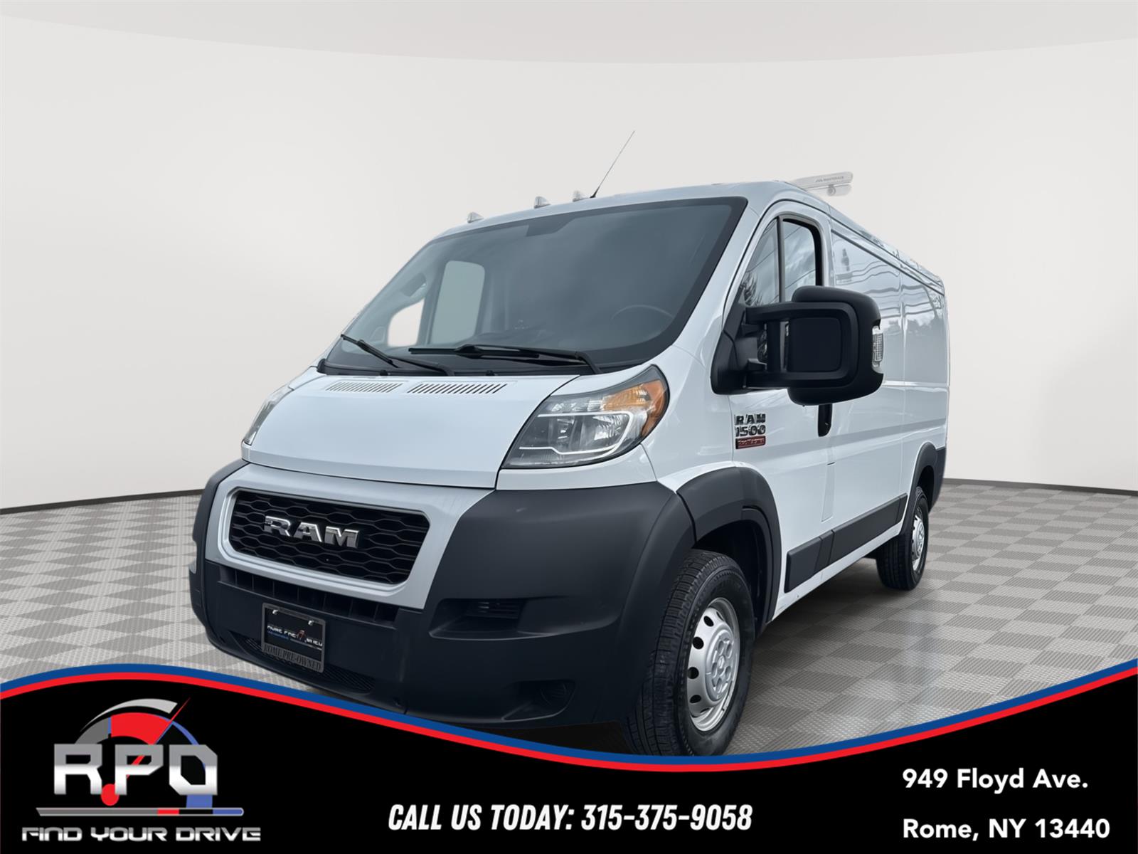 Bright White Clearcoat 2021 RAM ProMaster Van Front-Wheel Drive 6-Speed Automatic