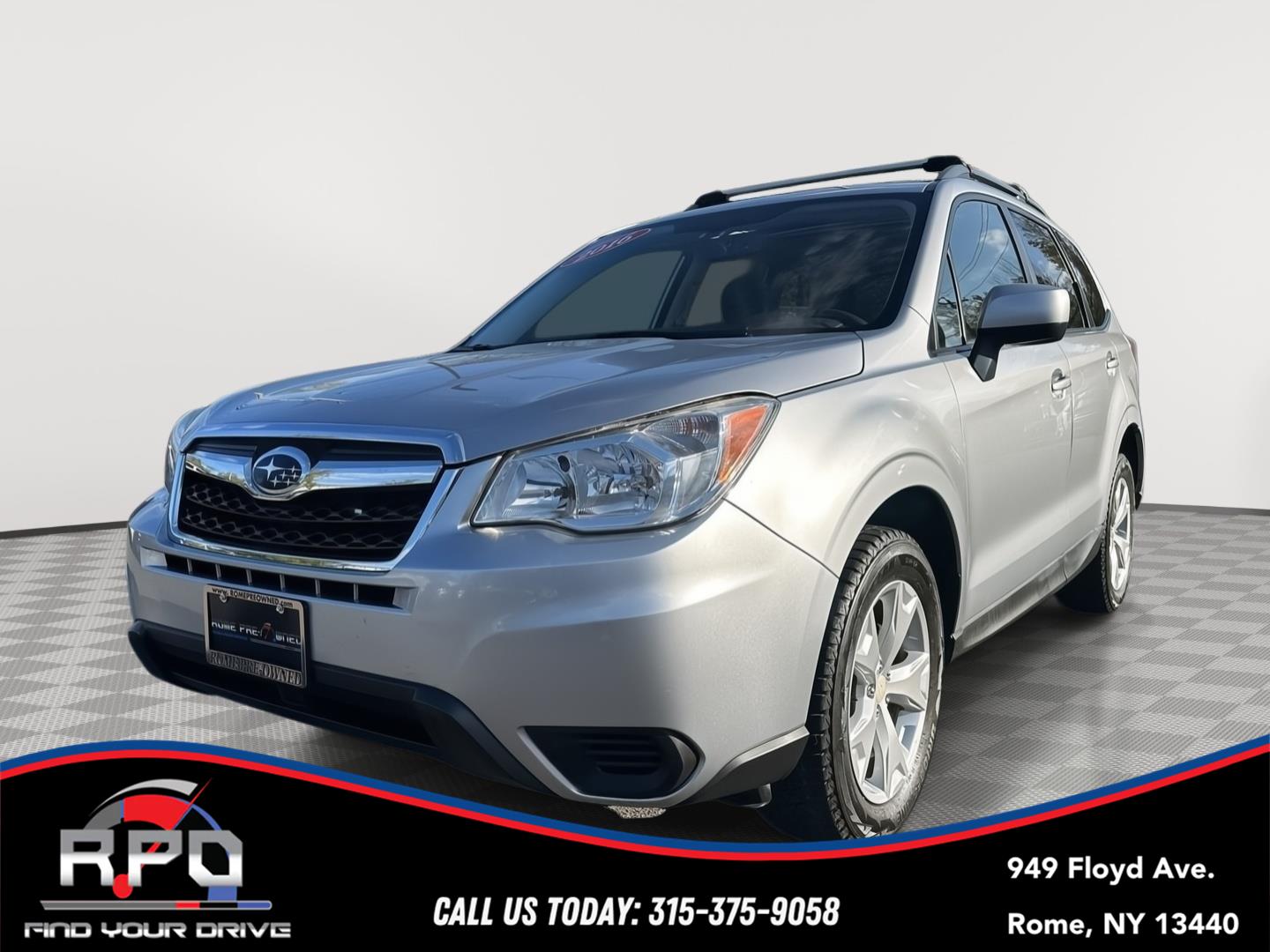 Ice Silver Metallic 2016 Subaru Forester 2.5i Premium SUV / Crossover All-Wheel Drive Continuously Variable Transmission