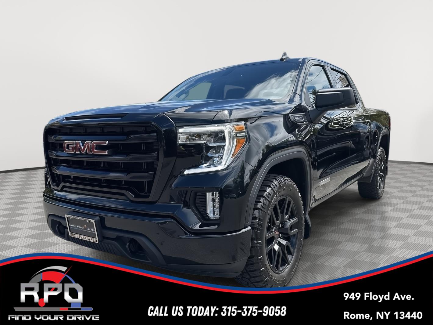 Onyx Black 2021 GMC Sierra 1500 Pickup Truck Four-Wheel Drive 8-Speed Automatic