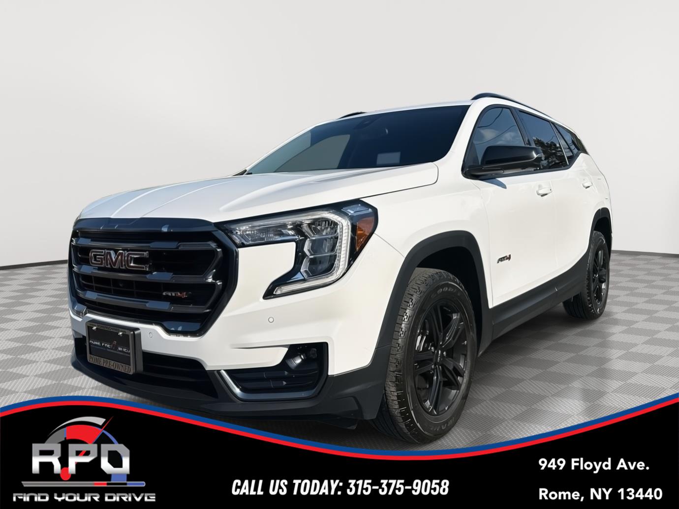 Summit White 2024 GMC Terrain SUV / Crossover All-Wheel Drive 9-Speed Automatic Overdrive