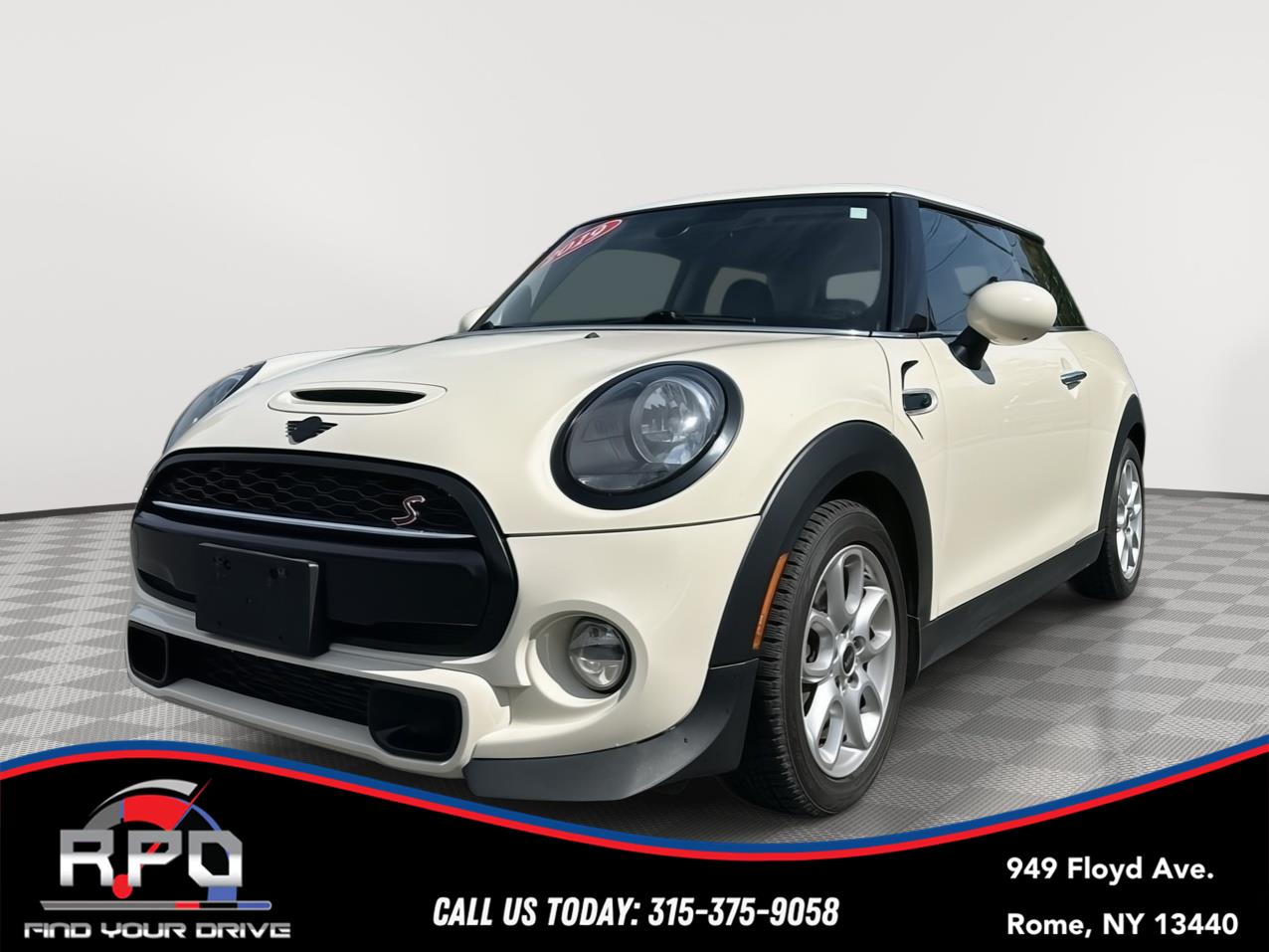 Pepper White 2019 MINI Cooper S 2-Door Hatchback FWD Hatchback Front-Wheel Drive Automatic